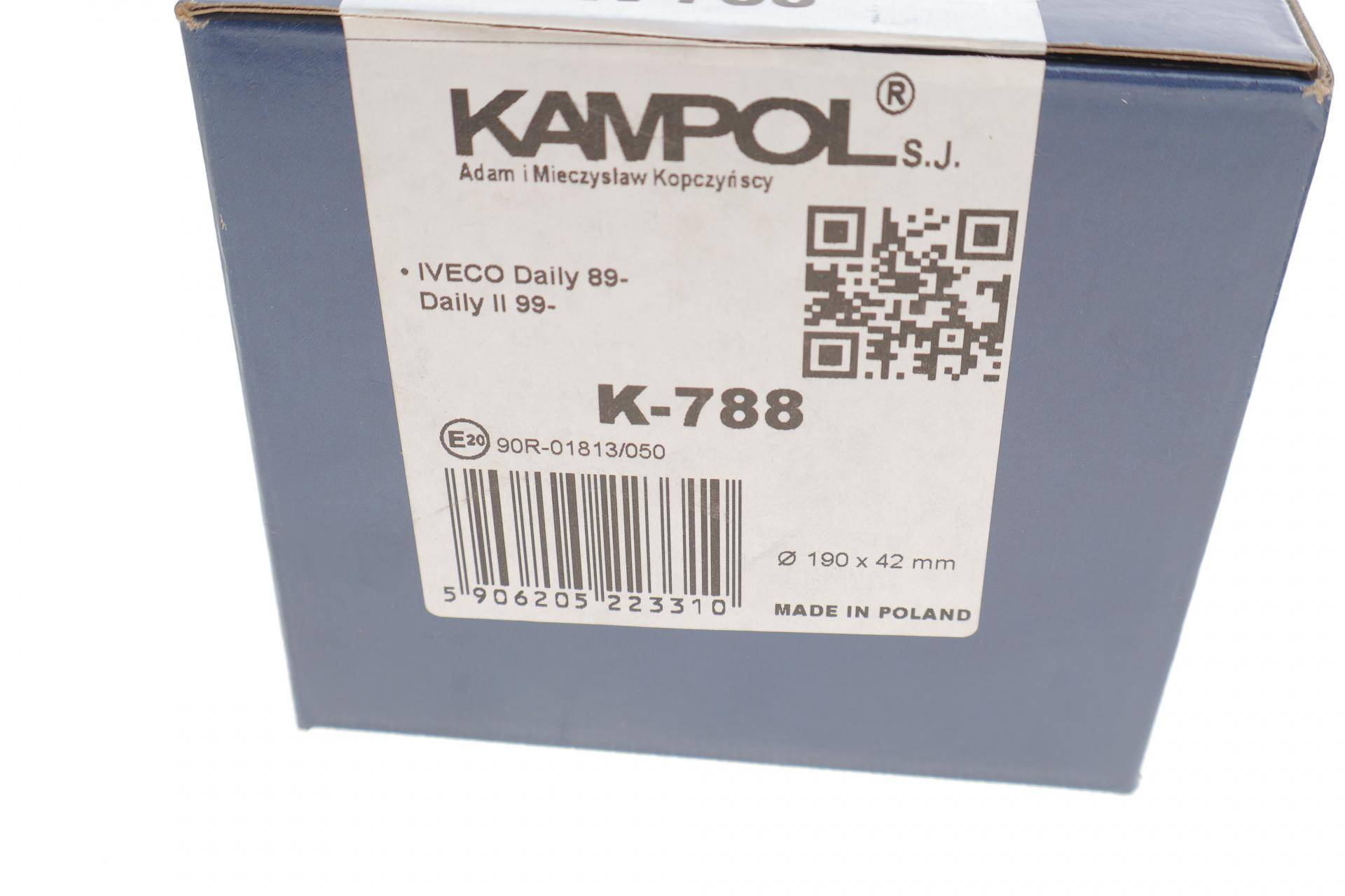 Колодки ручника Iveco Daily 78- (190x42)