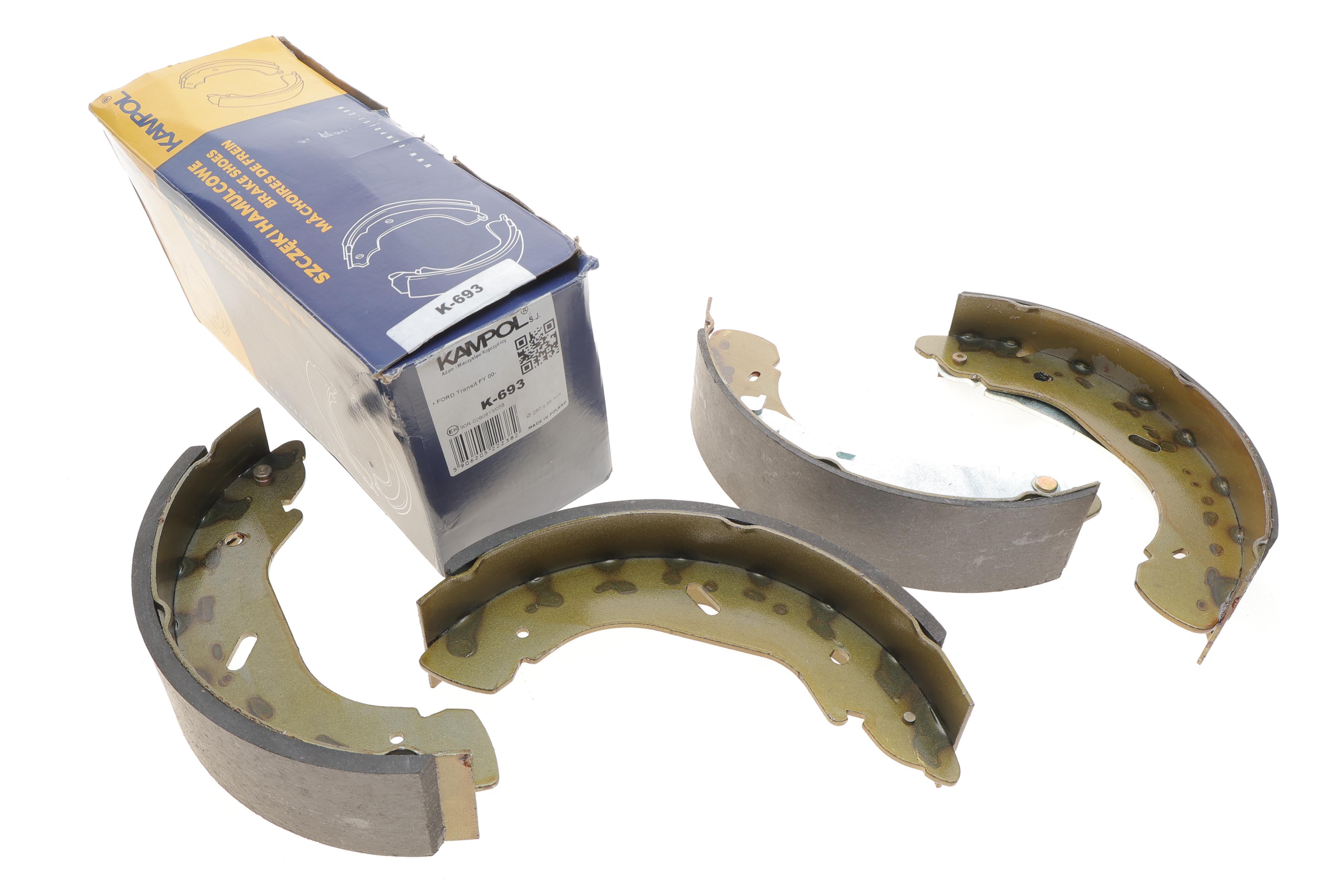Колодки гальмівні (задні) Ford Transit 00-06 RWD (барабанні) (280x65)