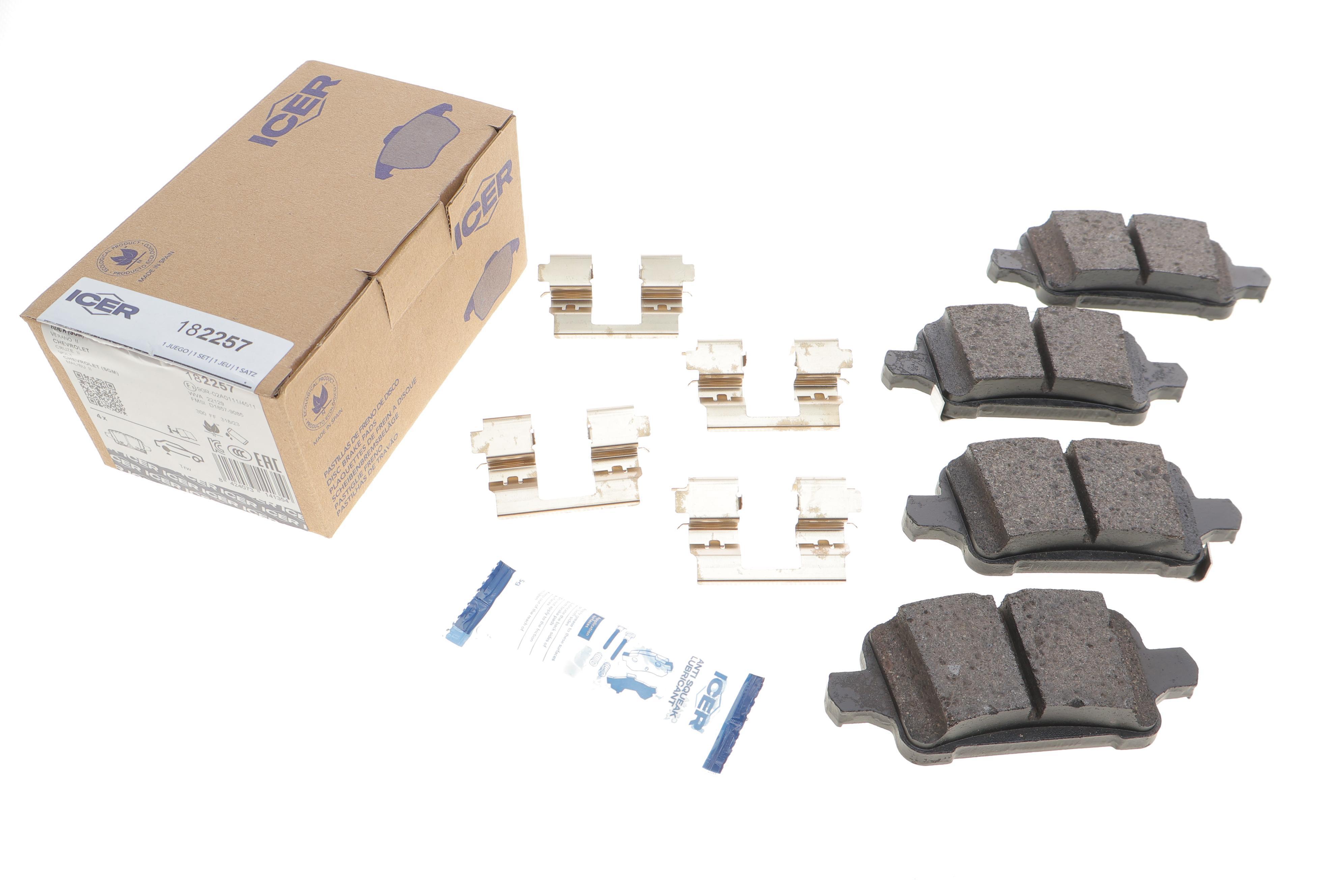 Колодки гальмівні (задні) Chevrolet Cruze 15-/Bolt 16-/Opel Astra K 15-