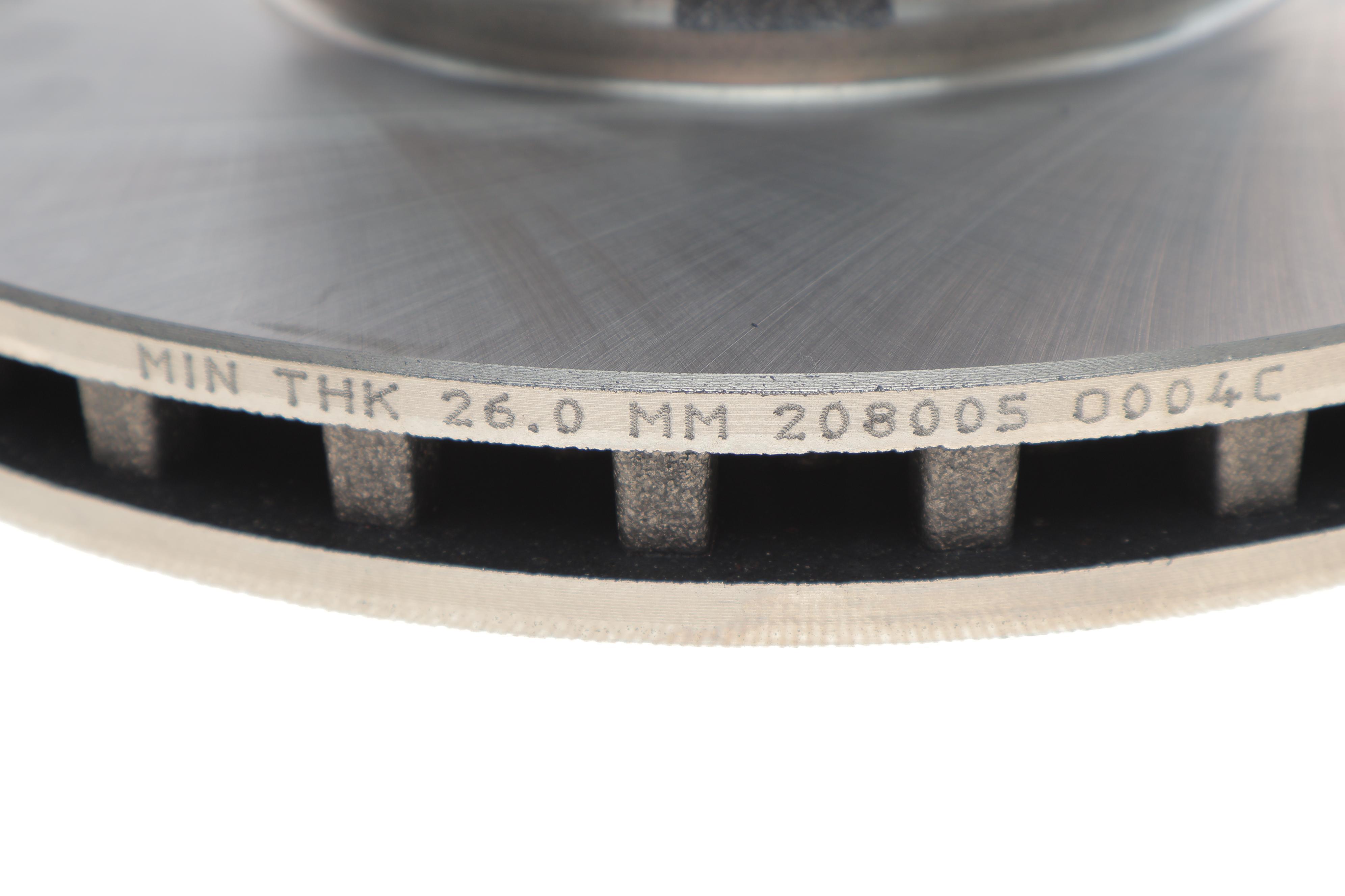 Диск гальмівний (передній) MB 609/Vario 512 (d=304 16")