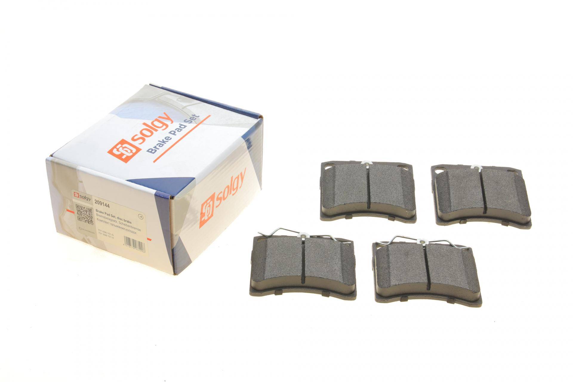 Колодки гальмівні (передні) VW T4 90-03 (Lucas)