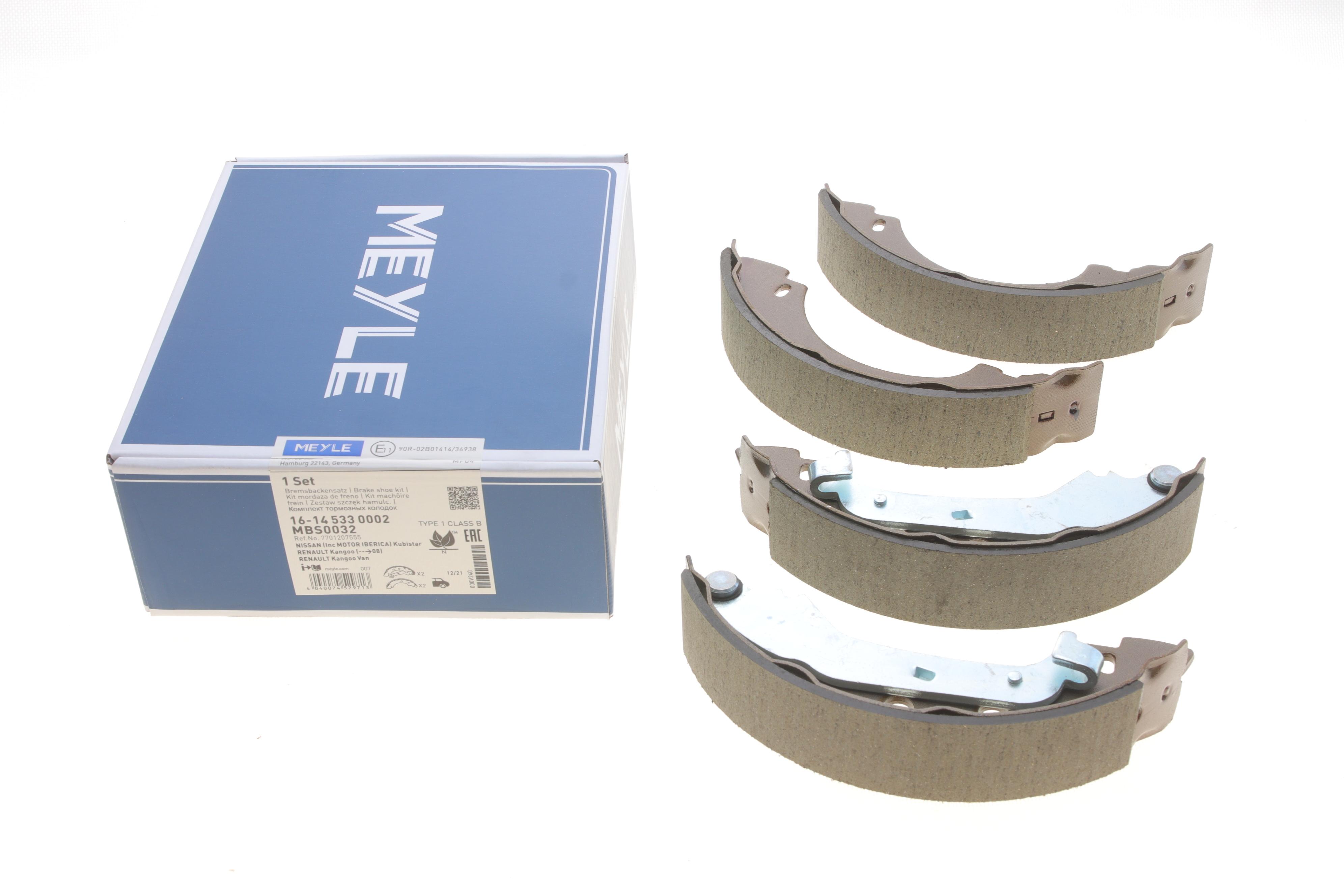 Колодки гальмівні (задні) Renault Kangoo 97- (барабанні) (203x39) (Bendix)