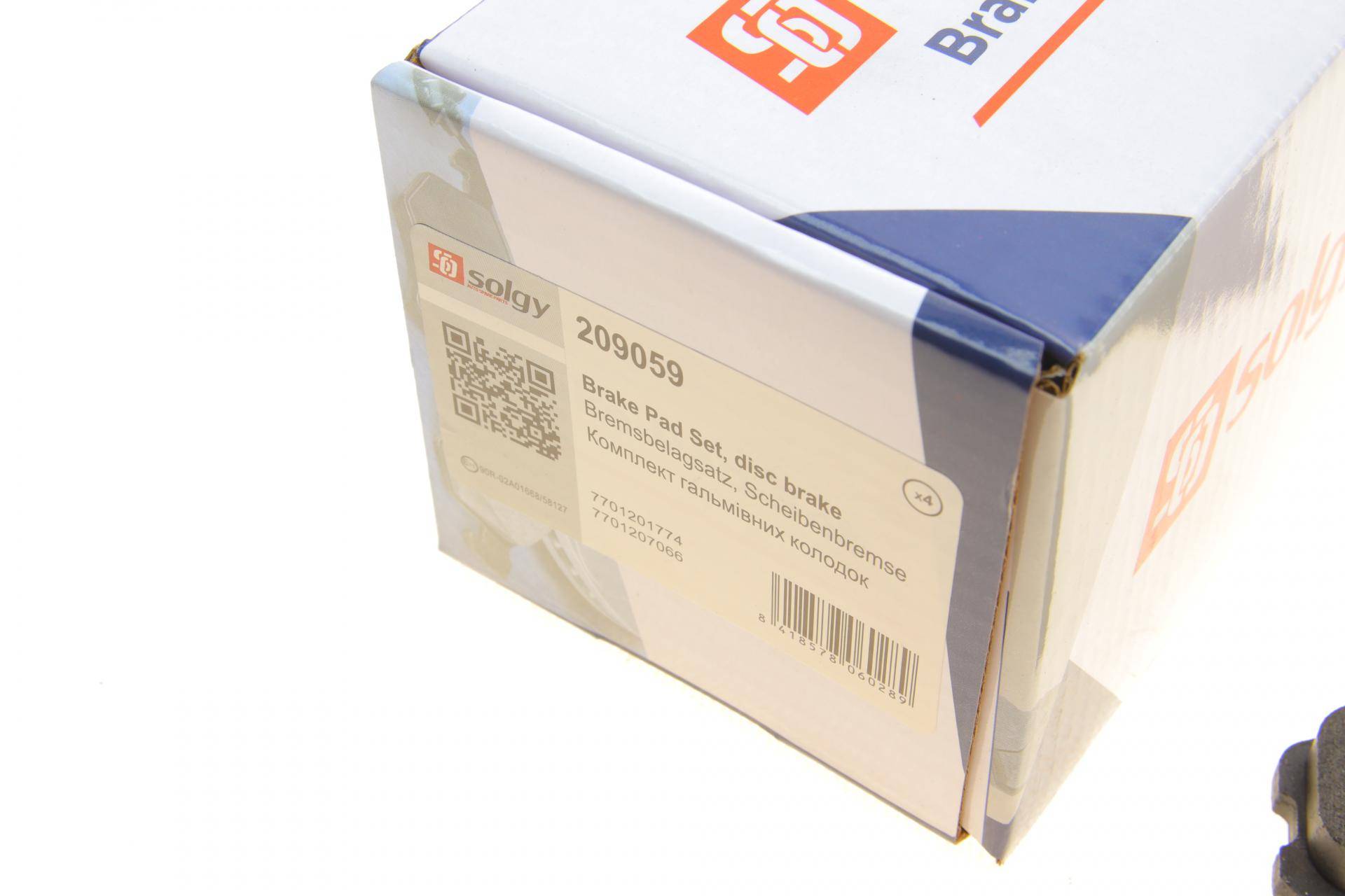 Колодки гальмівні (передні) Dacia Logan 04-/Renault Symbol/Clio/Megane/Peugeot 309 (з датчиком)