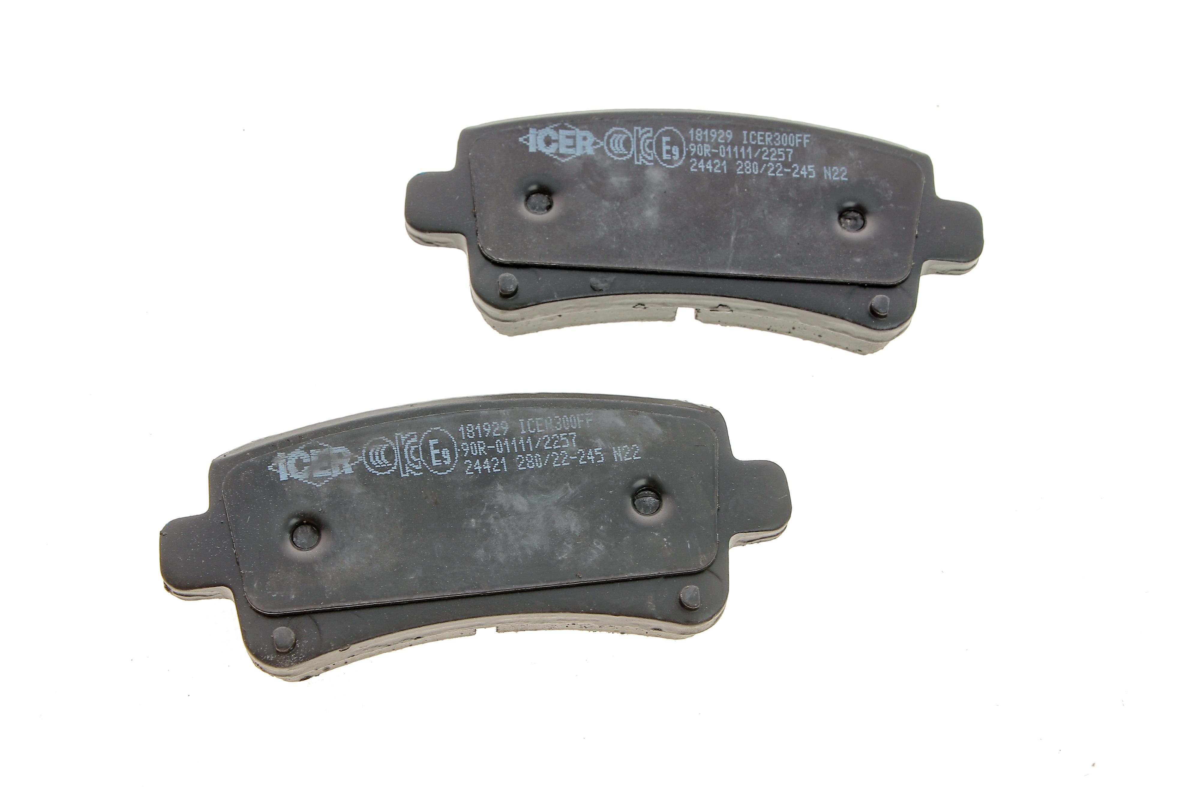 Колодки гальмівні (задні) Opel Insignia 08-17/Chevrolet Malibu/Bentley Flying Spur 12-/Saab 9-5 10-