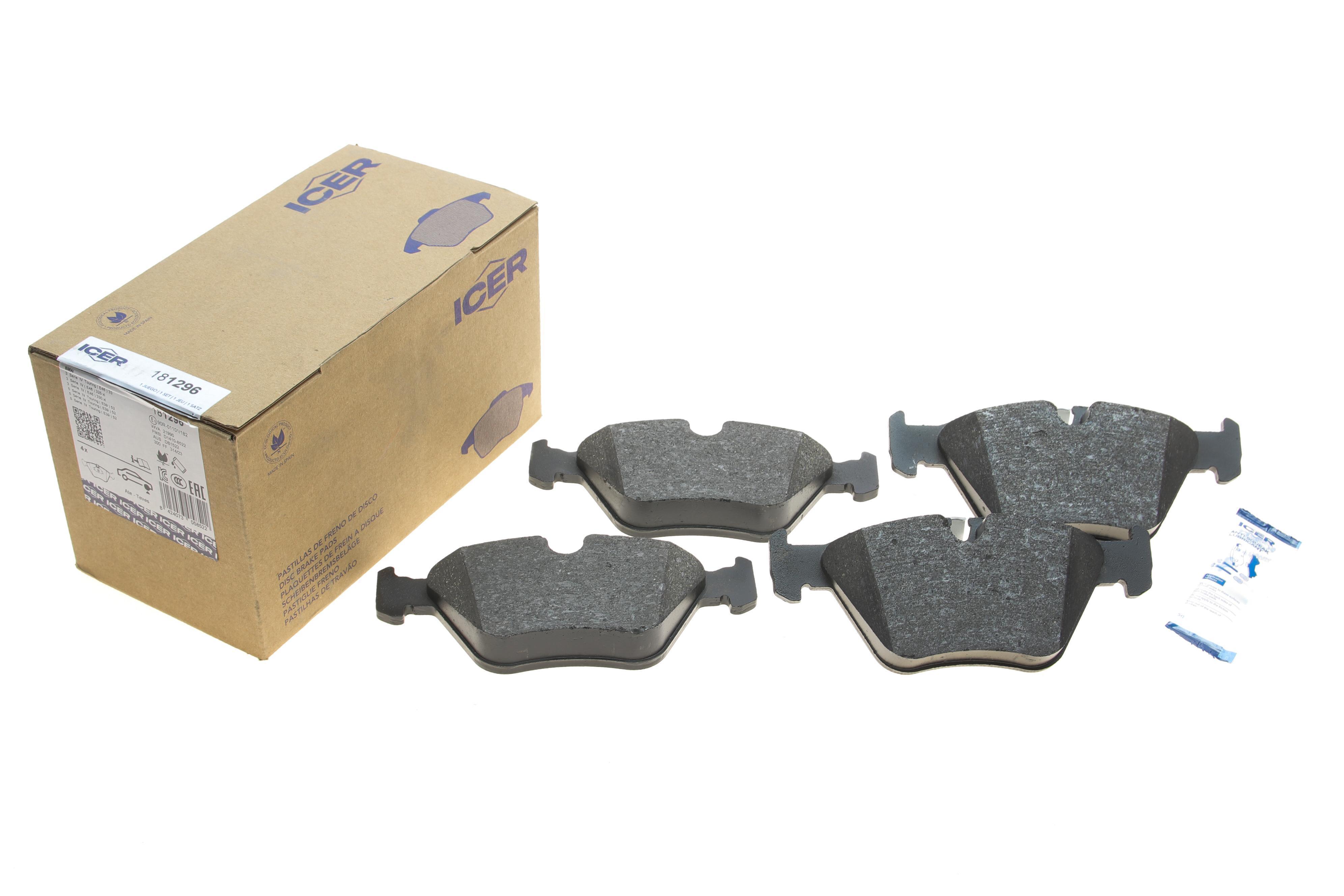 Колодки гальмівні (передні) BMW 5 (E39) 96-04/3 (E46) 00-06