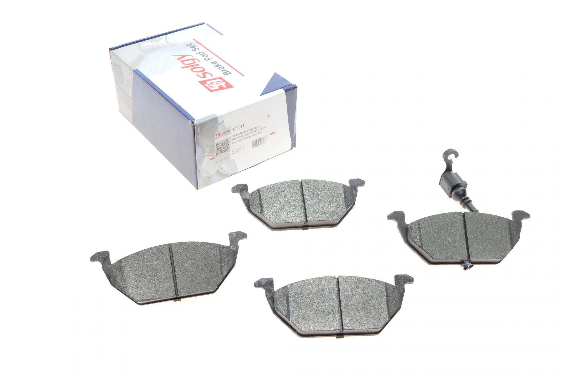 Колодки гальмівні (передні) VW Caddy 03-