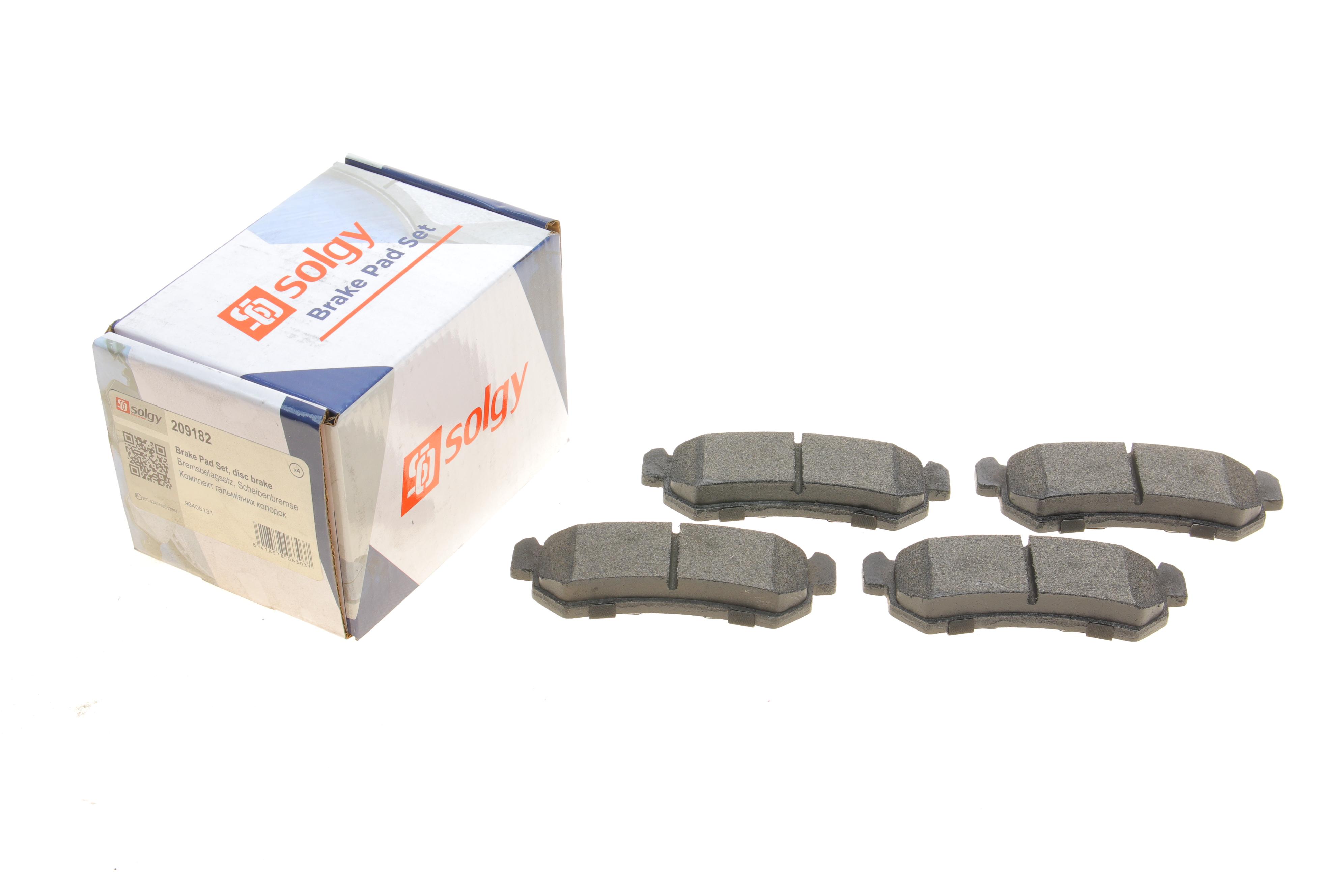 Колодки гальмівні (задні) Chevrolet Lacetti/Nubira 05-/Daewoo Nubira 97-