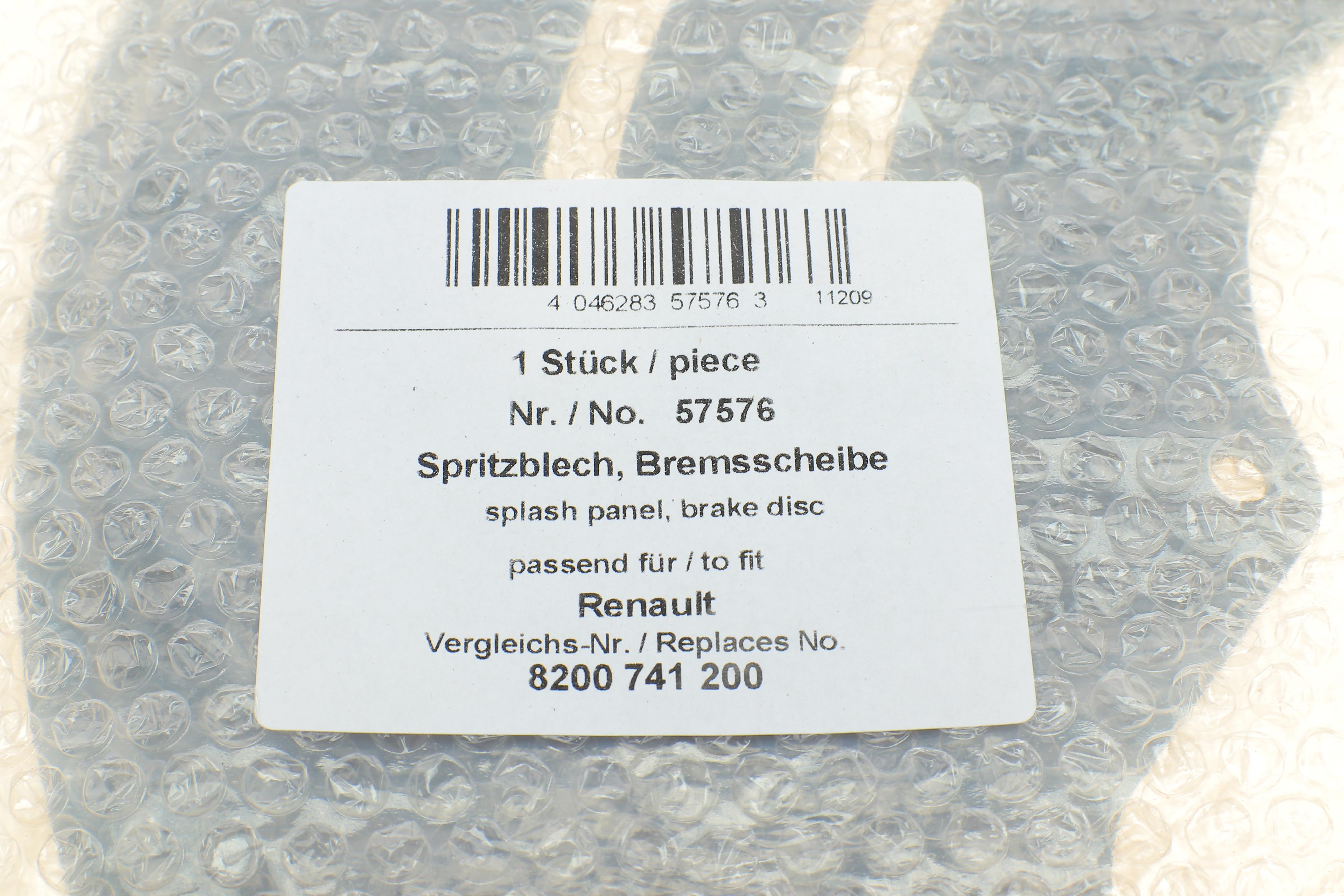 Захист диска гальмівного (заднього) (L) Renault Trafic/Opel Vivaro 01-