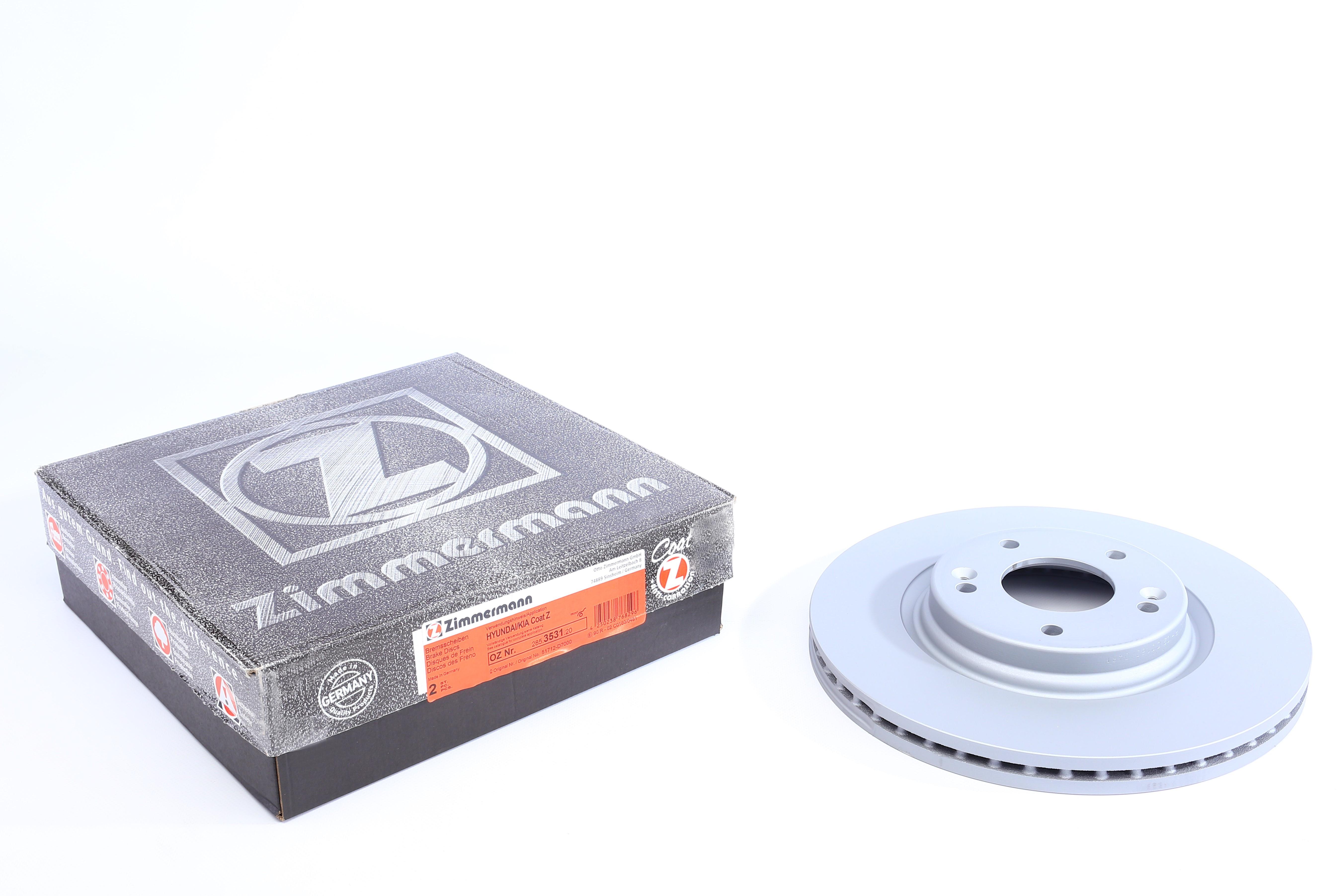 Диск гальмівний (передній) Hyundai Tucson/ I30/ Kia Ceed/Sportage 15- (305x25) (з покриттям) (вент.)