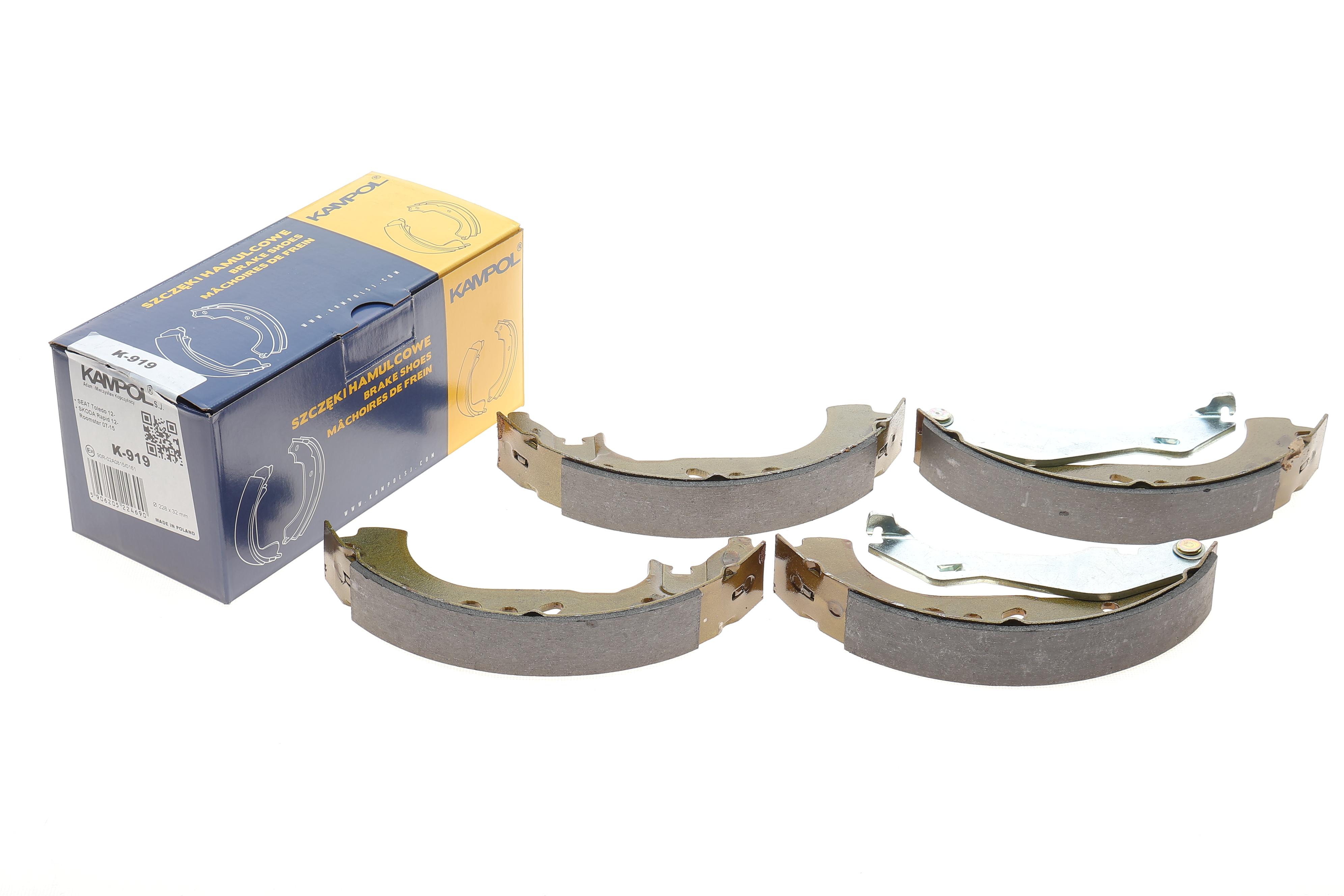 Колодки гальмівні (задні) Skoda Roomster 1.2 TSI/1.6 TDI 06-15 (барабанні) (228.4x32)