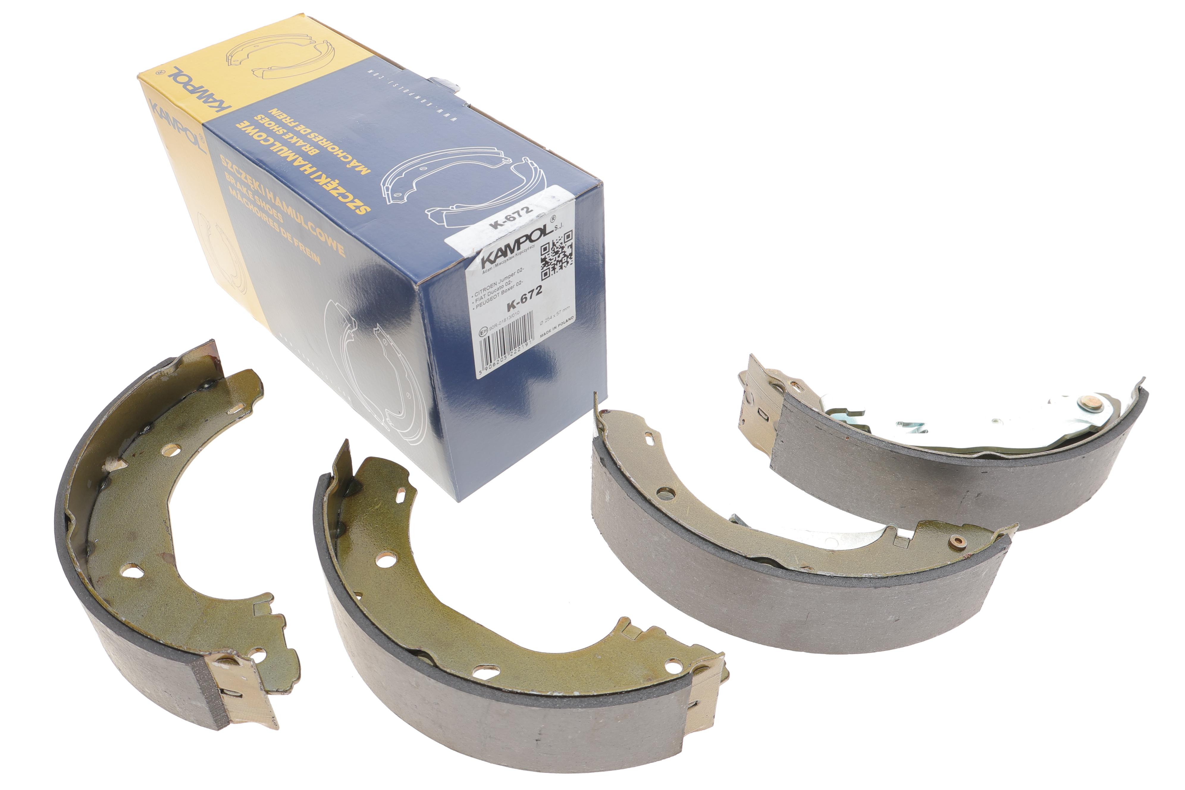 Колодки гальмівні (задні) Fiat Ducato 02- (барабанні) (254x57)