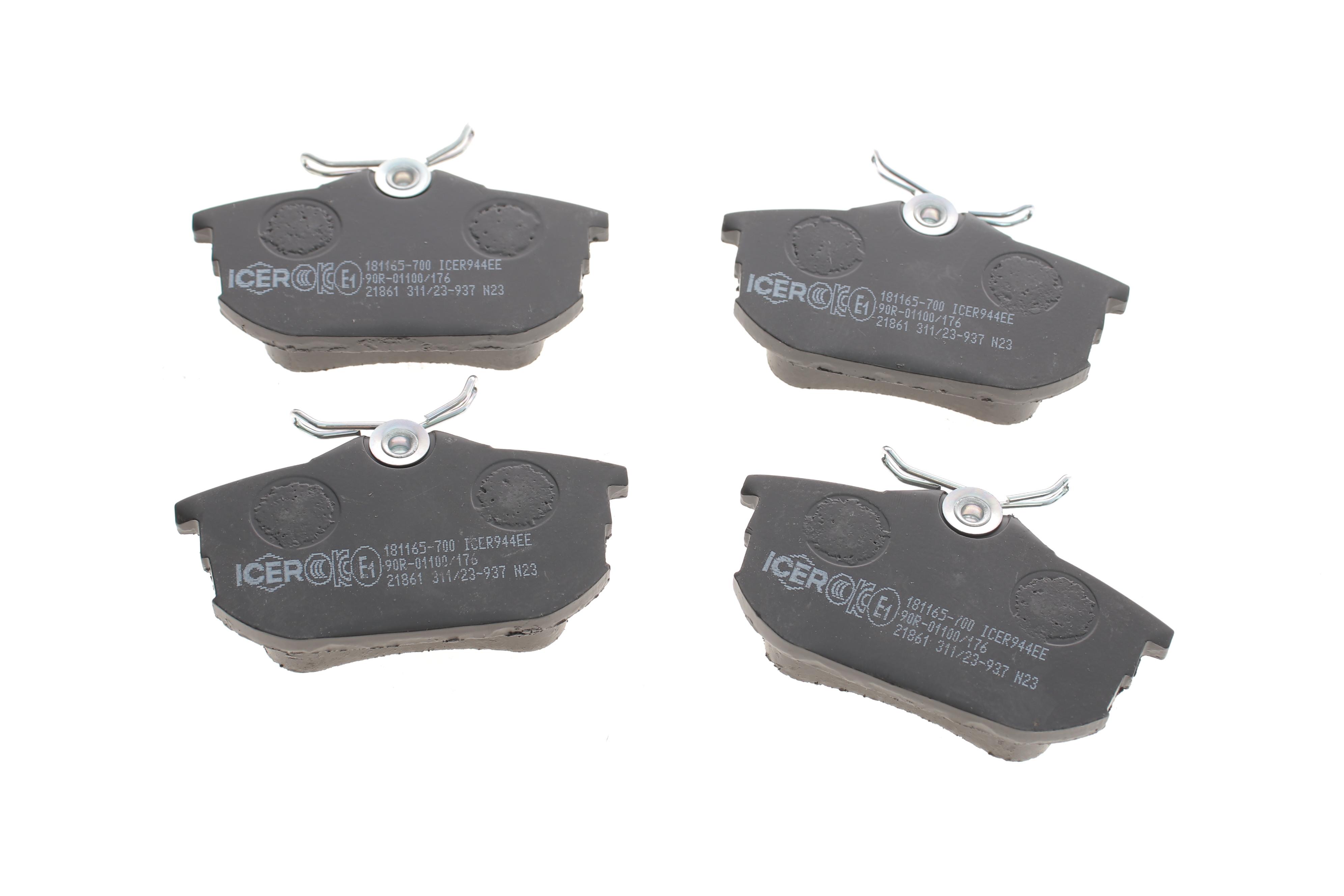 Колодки гальмівні (задні) Mitsubishi Colt 04-12/Space Star 98-04/Carisma 95-06/Volvo S40/V40 95-04