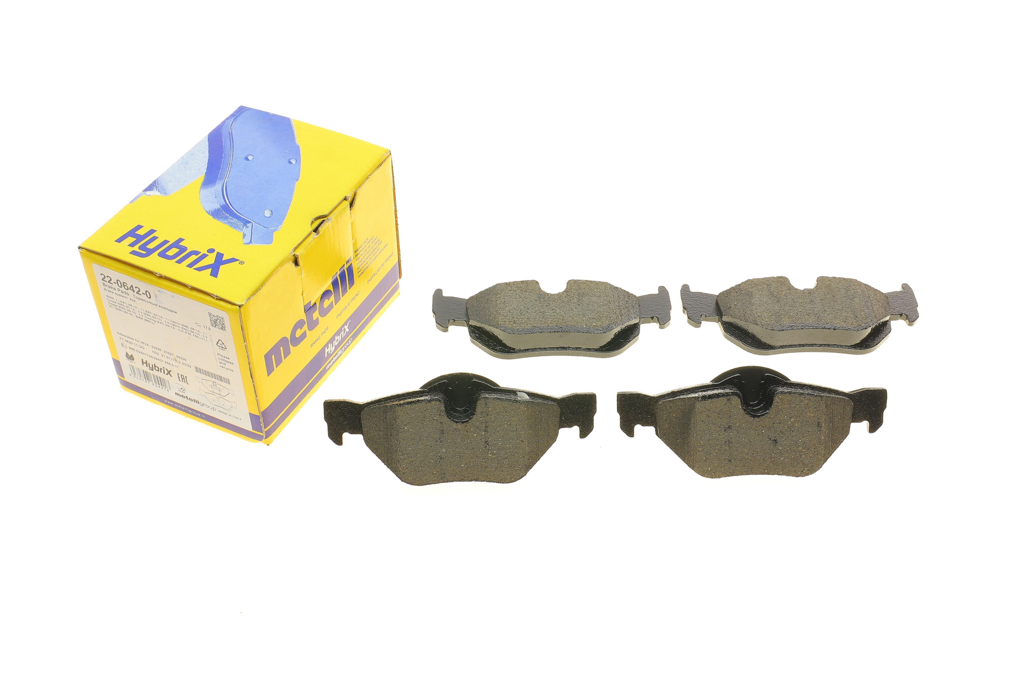 Колодки гальмівні (задні) BMW 1 (E81-82/E87-88)/3 (E90-93) 04-13/X1 (E84) 09-15