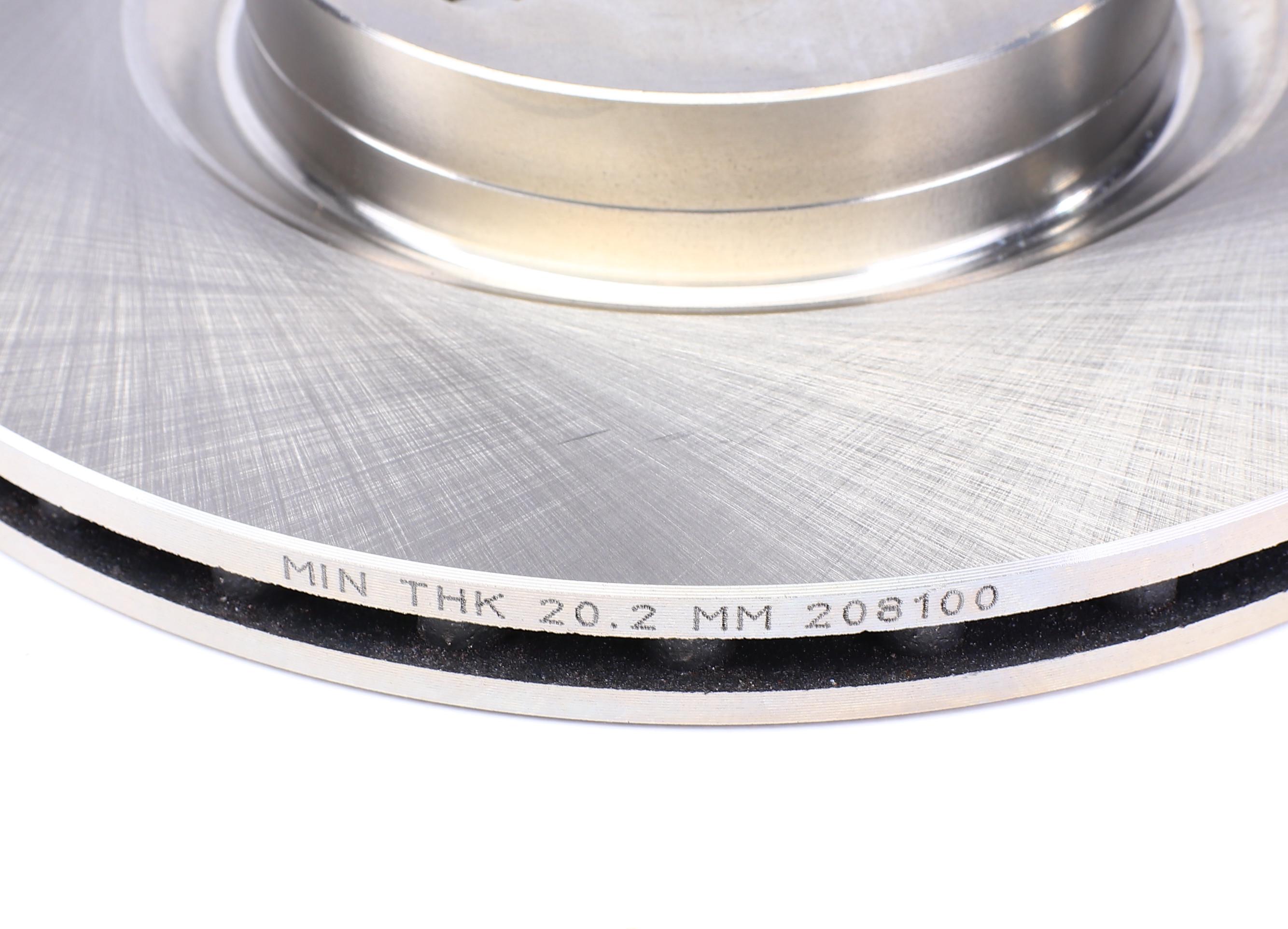 Диск гальмівний (передній) Fiat Doblo 01- (284x22) (R15)