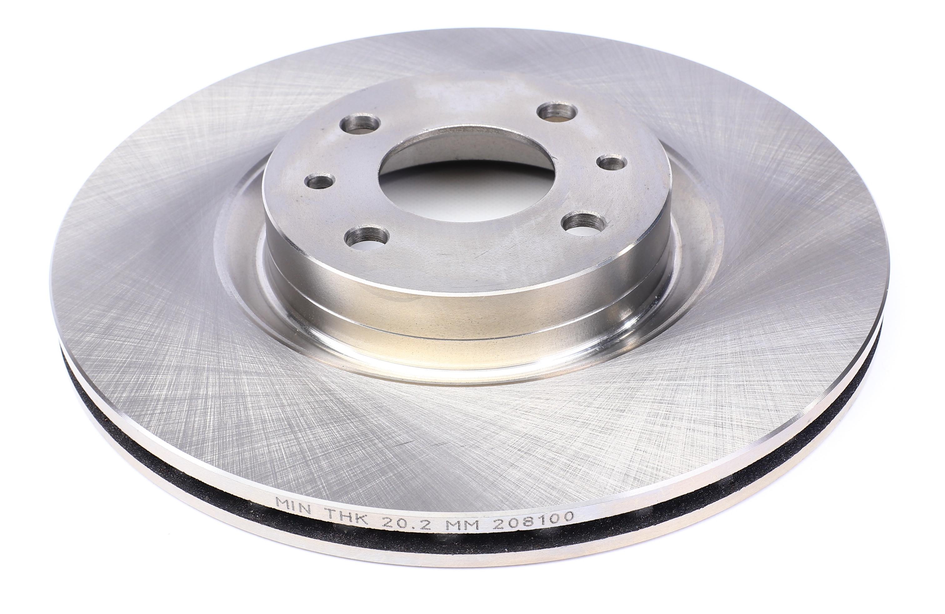 Диск гальмівний (передній) Fiat Doblo 01- (284x22) (R15)