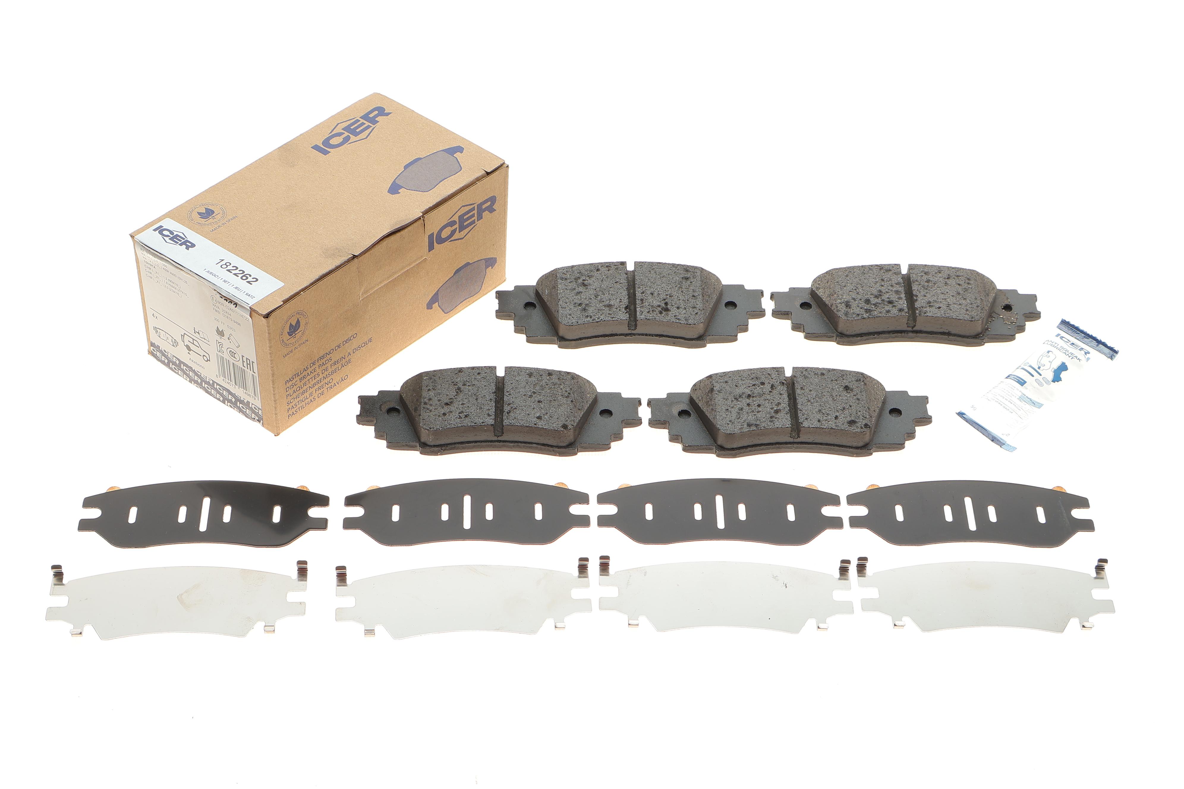 Колодки гальмівні (задні) Toyota Camry 17-/Rav4/Lexus ES/UX 18-/RX 15-