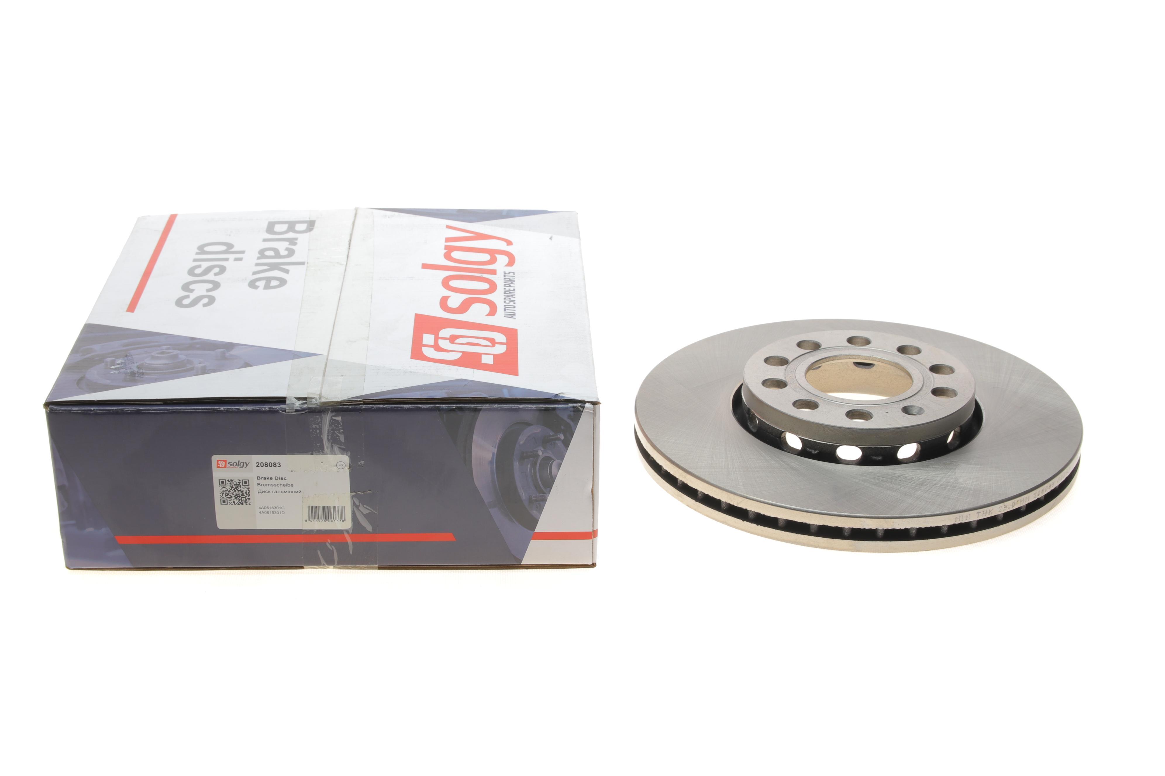 Диск гальмівний (передній) Skoda Superb/VW Passat (288x25)