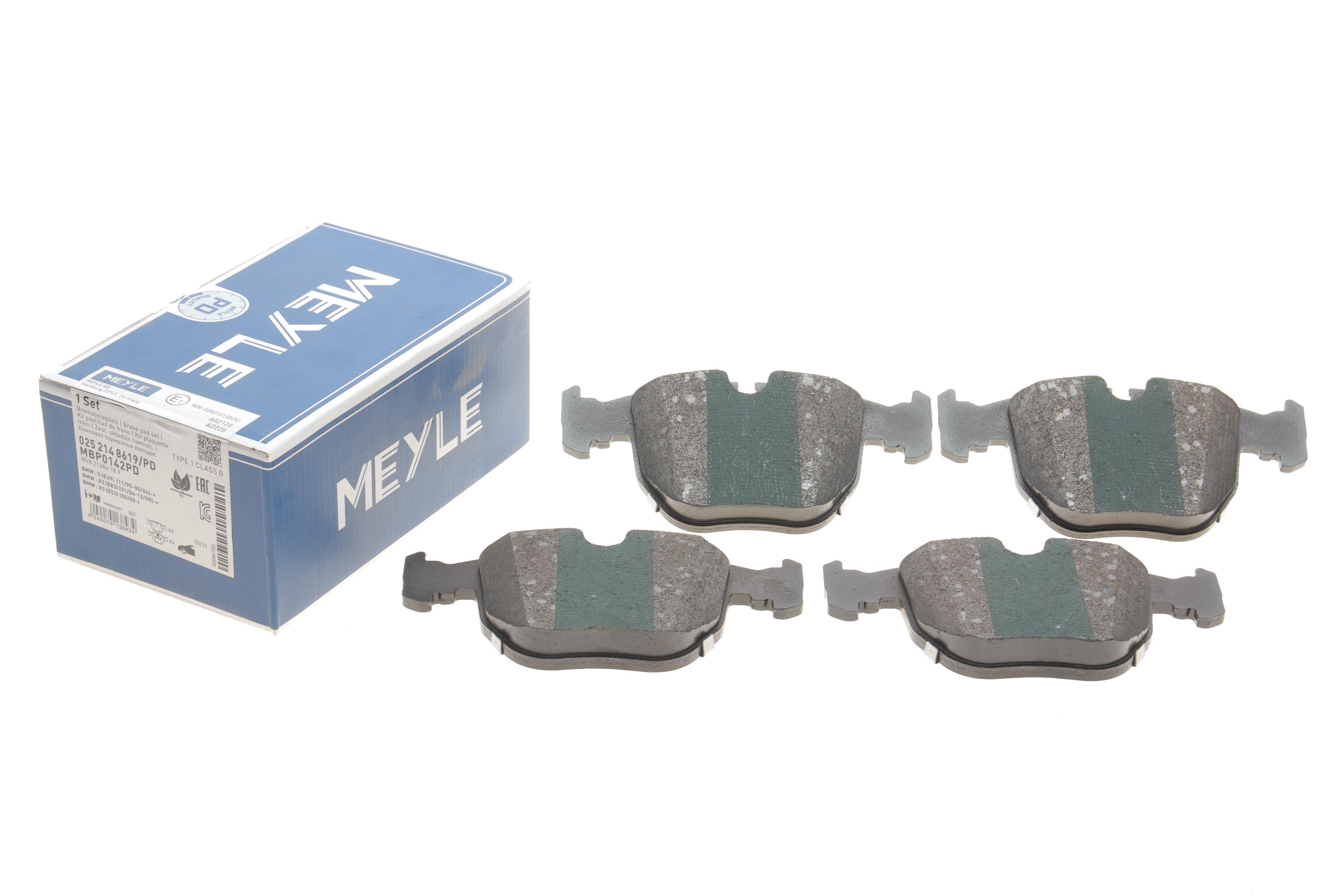 Колодки гальмівні (передні) BMW 5 (E39)/7 (E38) 94-08 (Ate - Teves)