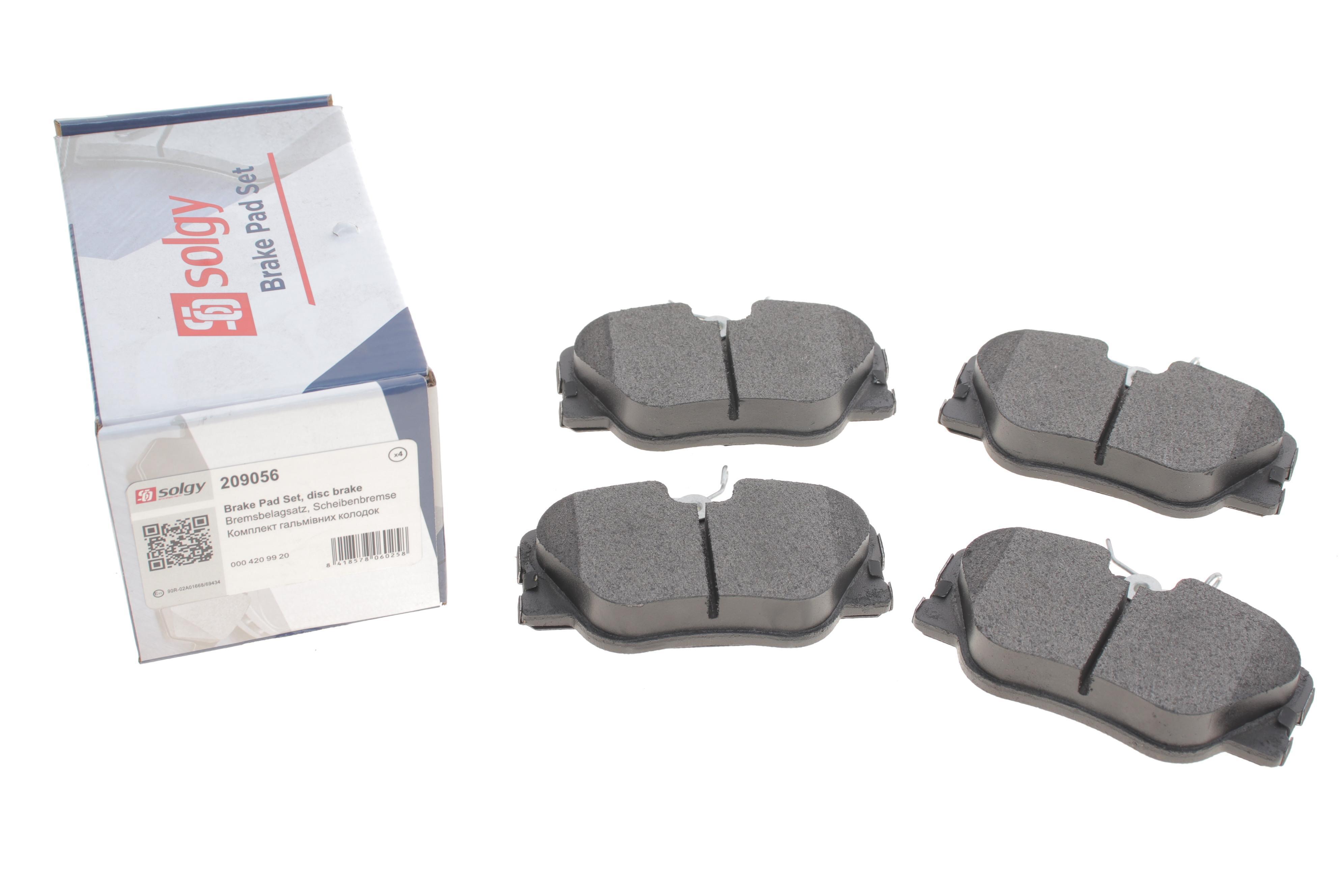 Колодки гальмівні (передні) MB (W124/W201) 84-98