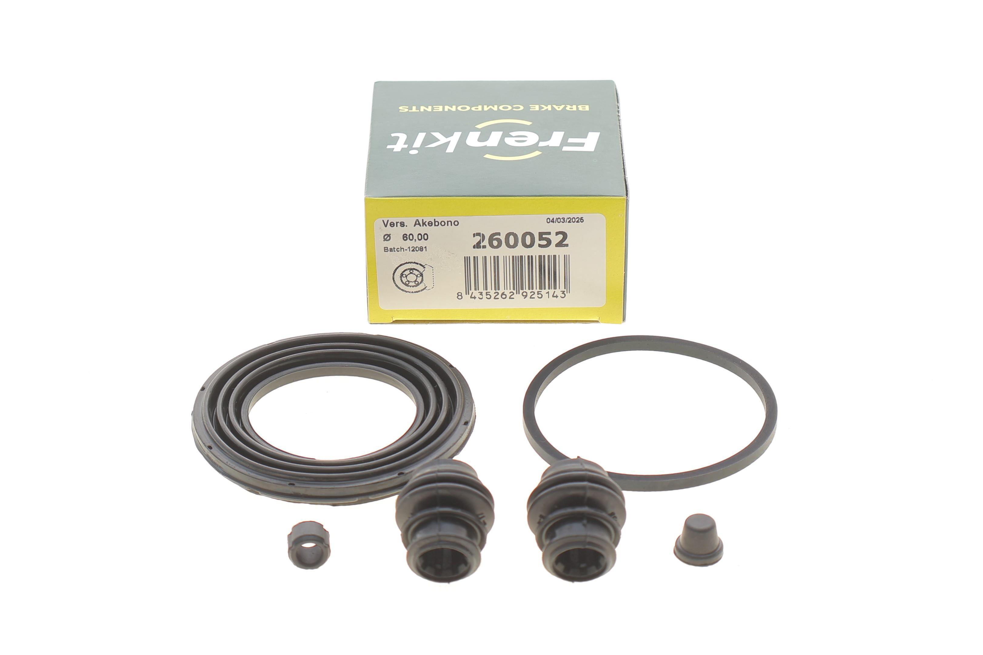 Ремкомплект супорта (переднього) Nissan X-trail 07-13 (d=60mm) (Akebono)