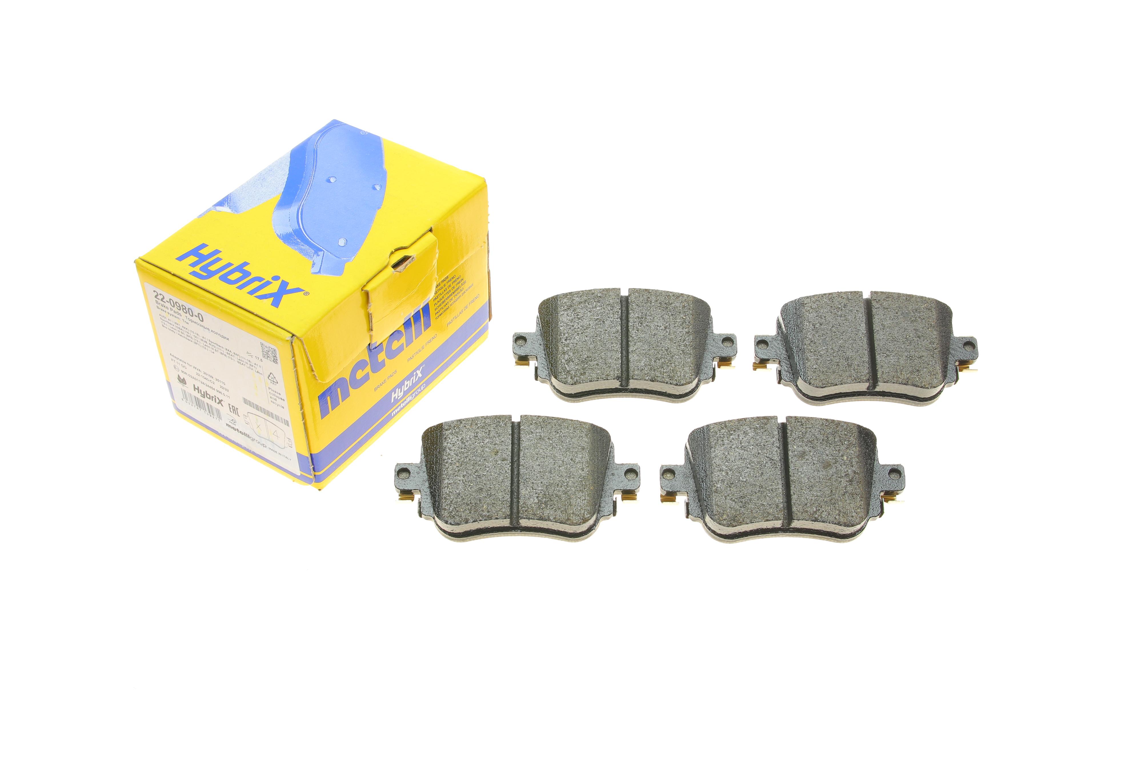 Колодки гальмівні (задні) Audi Q3/Skoda Octavia/Seat Leon/VW Golf/Caddy IV 14-