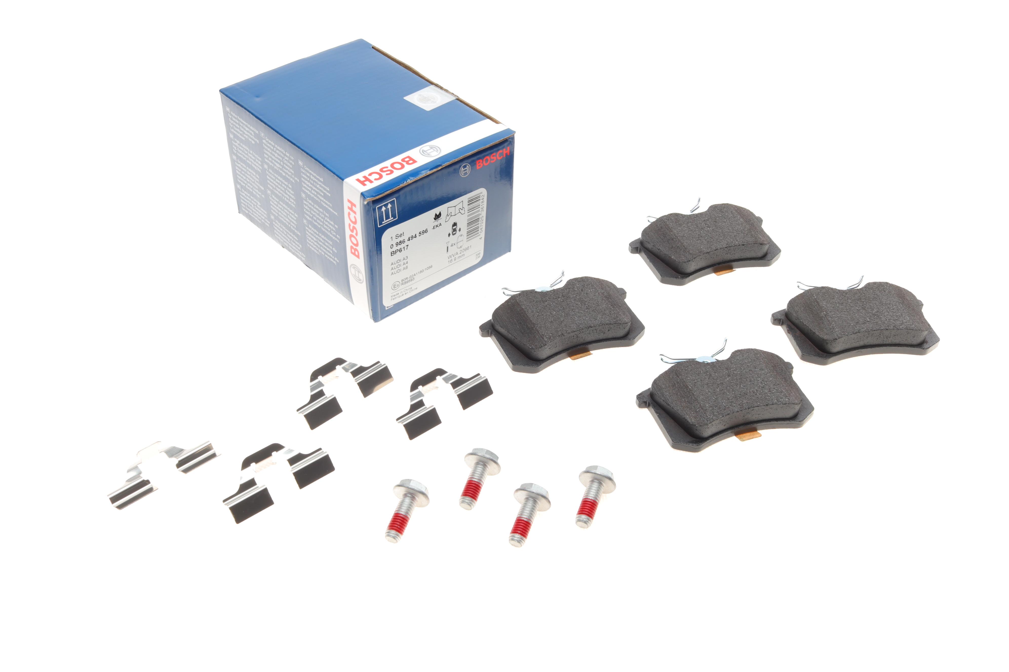 Колодки гальмівні (задні) VW Caddy III 04-/Peugeot 308 07-/Citroen C4 04- (Lucas)  (87.2x53.2x16.3)