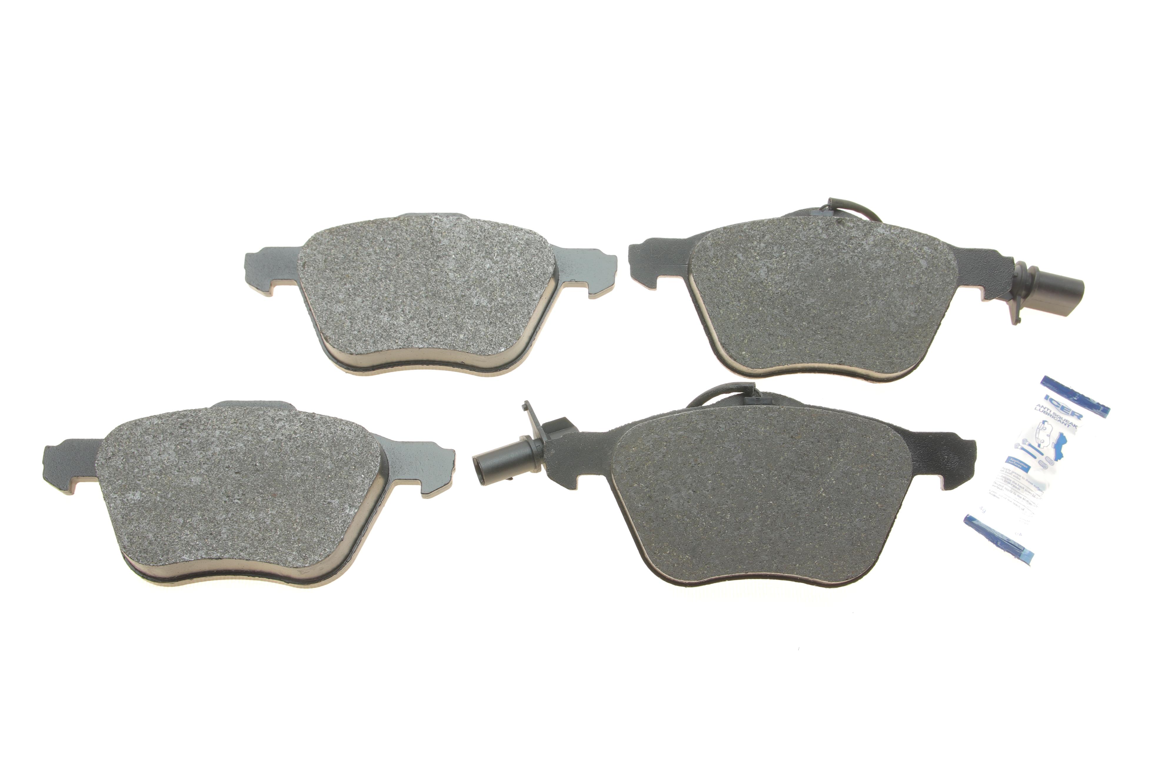 Колодки гальмівні (передні) Ford Galaxy 95-06/Seat Alhambra/VW Sharan 95-10/VW T4 90-03 (+датчики)