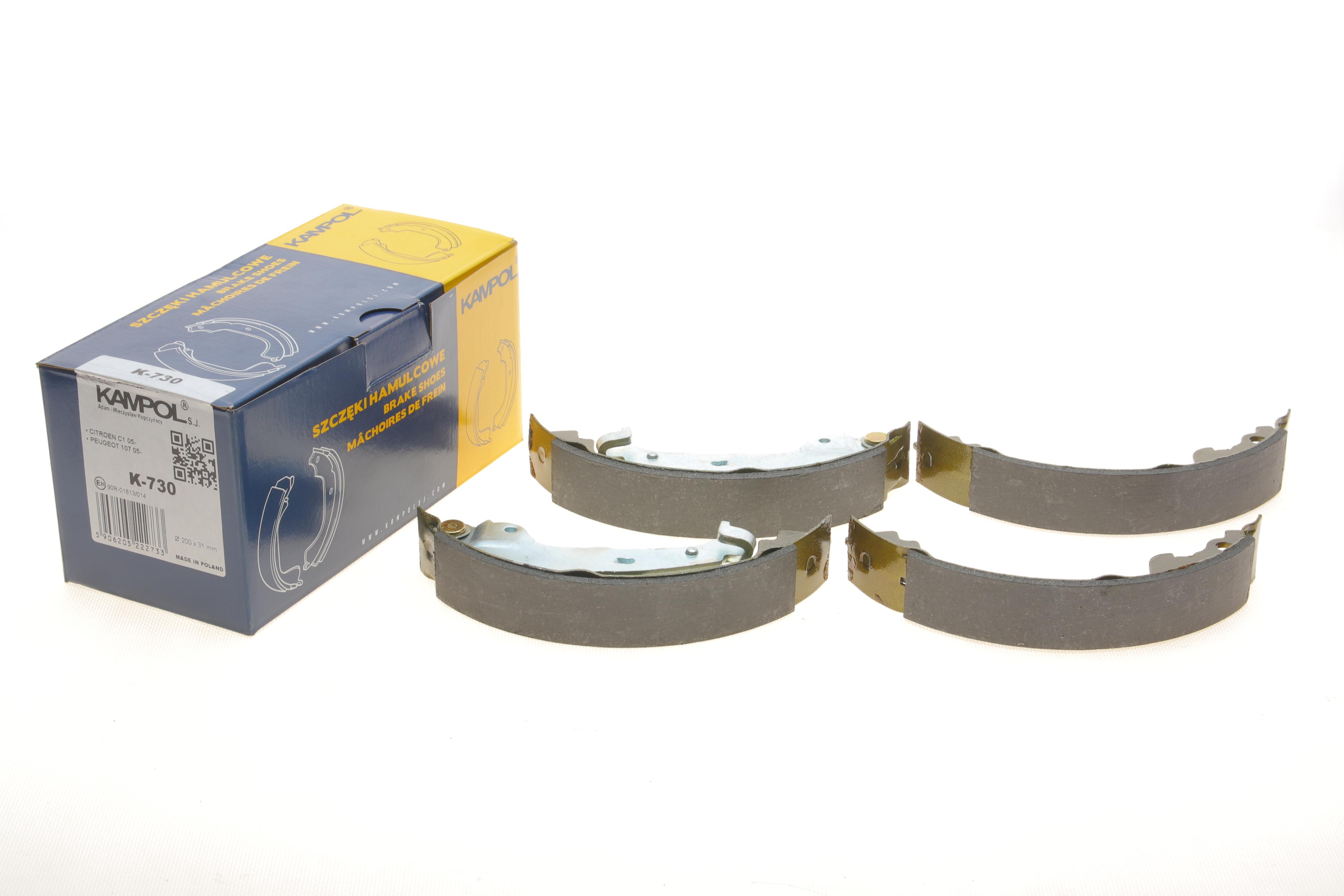 Колодки гальмівні (задні) Suzuki Swift III/Citroen C1/Peugeot 107/108 05- (барабанні) (200x31)