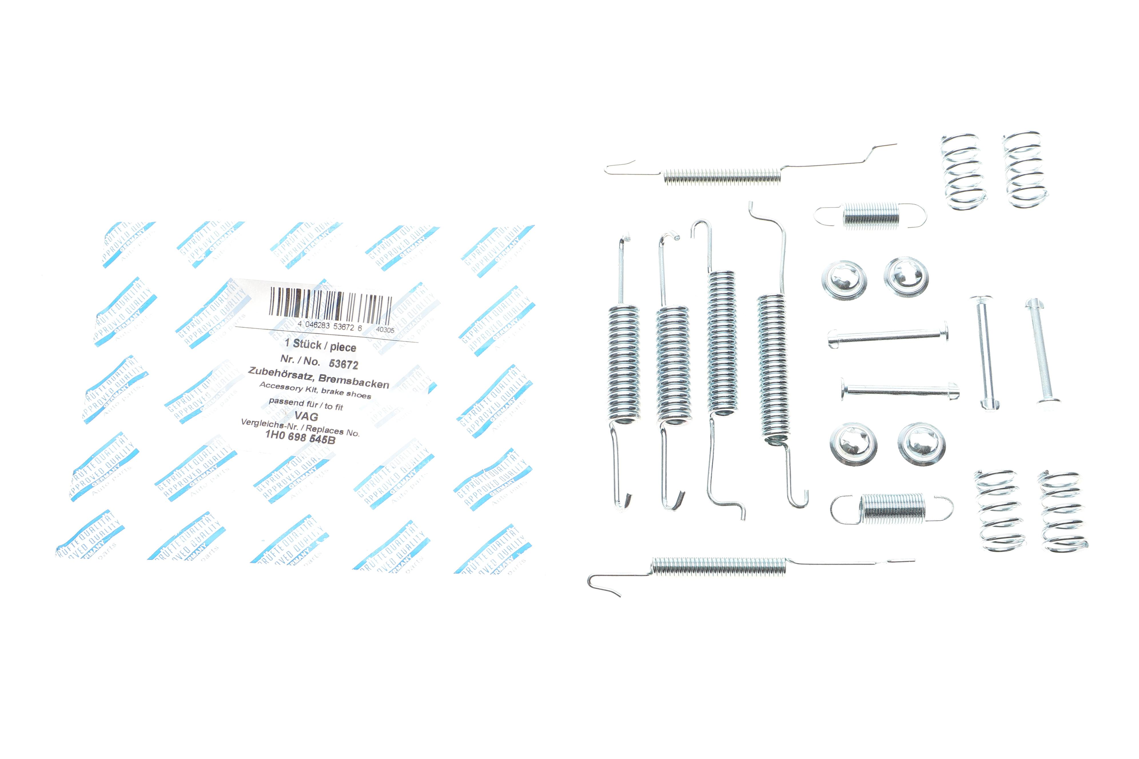 Ремкомплект колодок стояночного гальма Skoda Roomster/VW Golf III 93-15 (200x40)