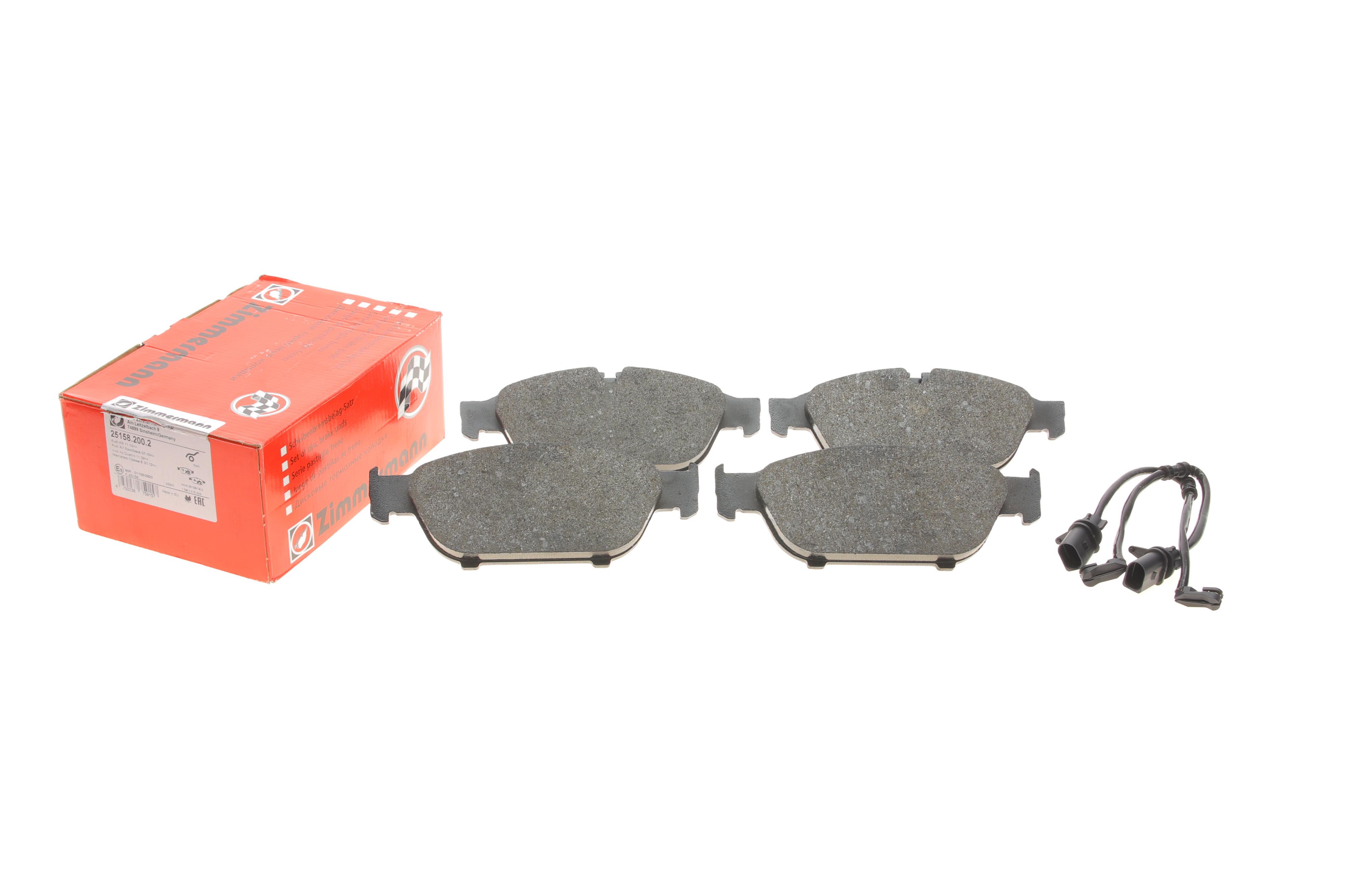 Колодки гальмівні (передні) Audi A6/A7/A8 10- (Ate) (з датчиком)