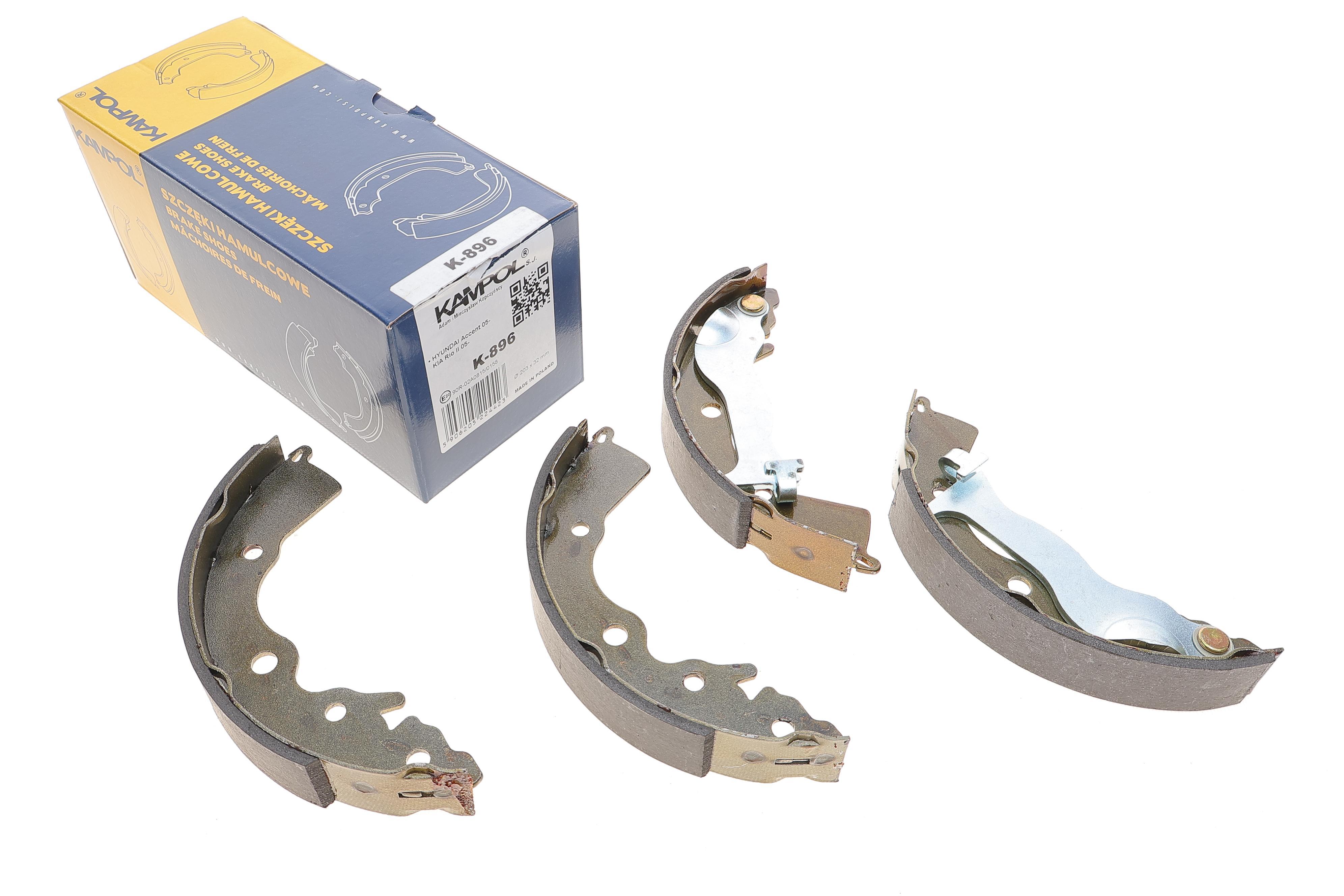 Колодки гальмівні (задні) Hyundai Accent III 05-10/Rio II 05- (барабанні) (203x32)