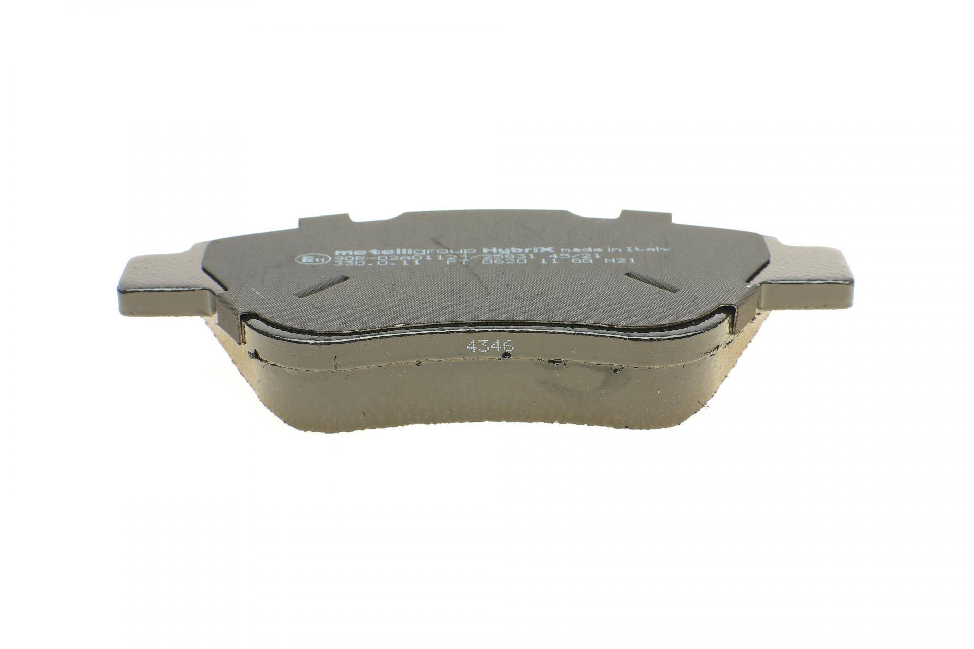 Колодки гальмівні (передні) Citroen Nemo 10-/Peugeot Bipper/Fiat 500/500C 08-/Punto 12- (+датчики)