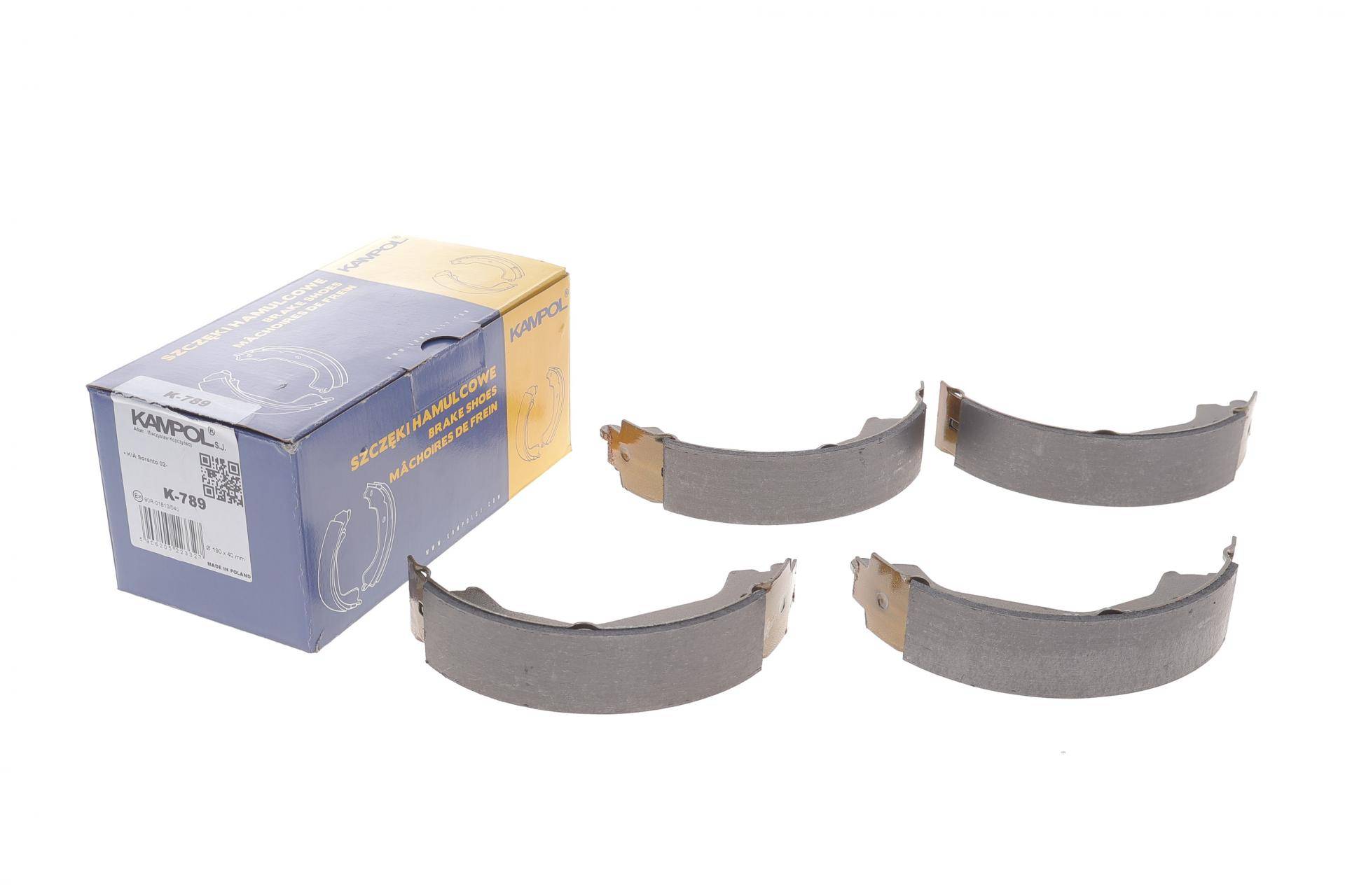 Колодки ручника Kia Sorento I 02- (190x40)