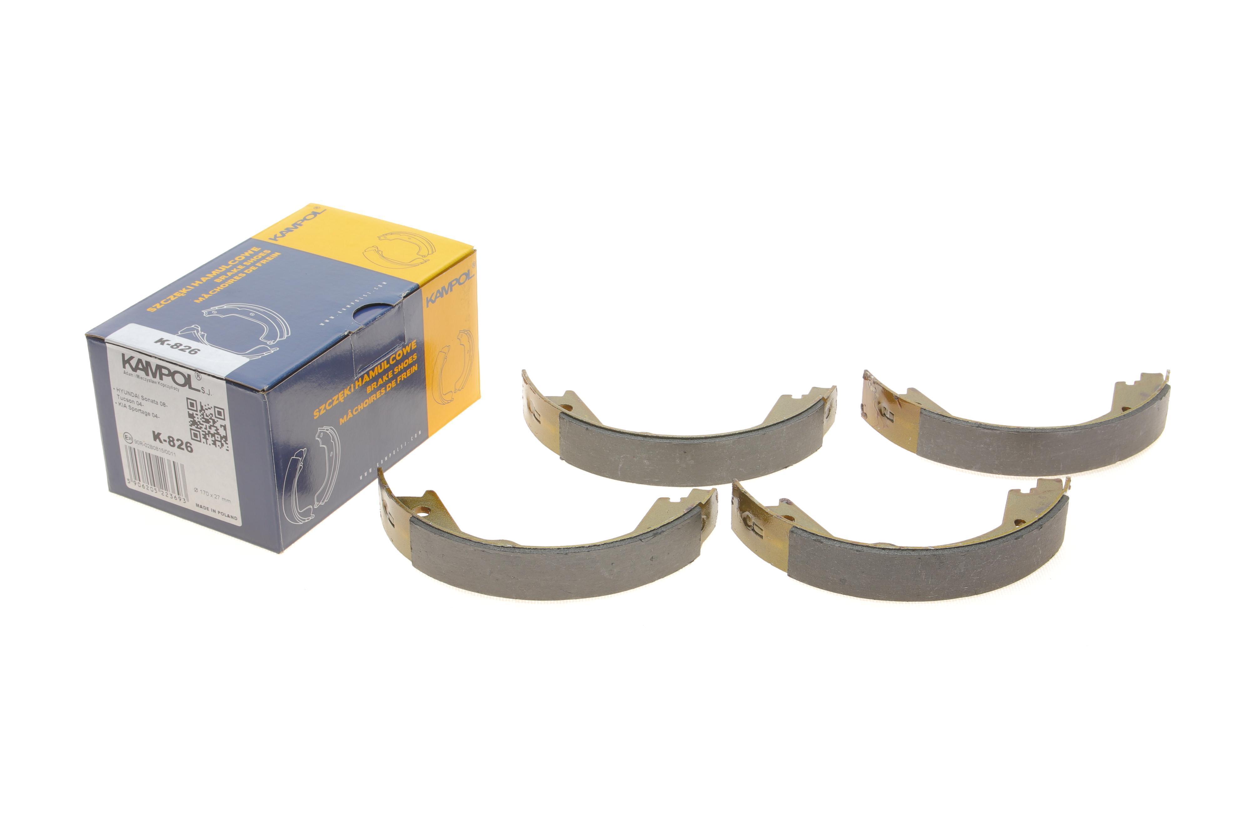 Колодки ручника Hyundai Tucson/Elantra/Kia Sportage 04- (170x27)