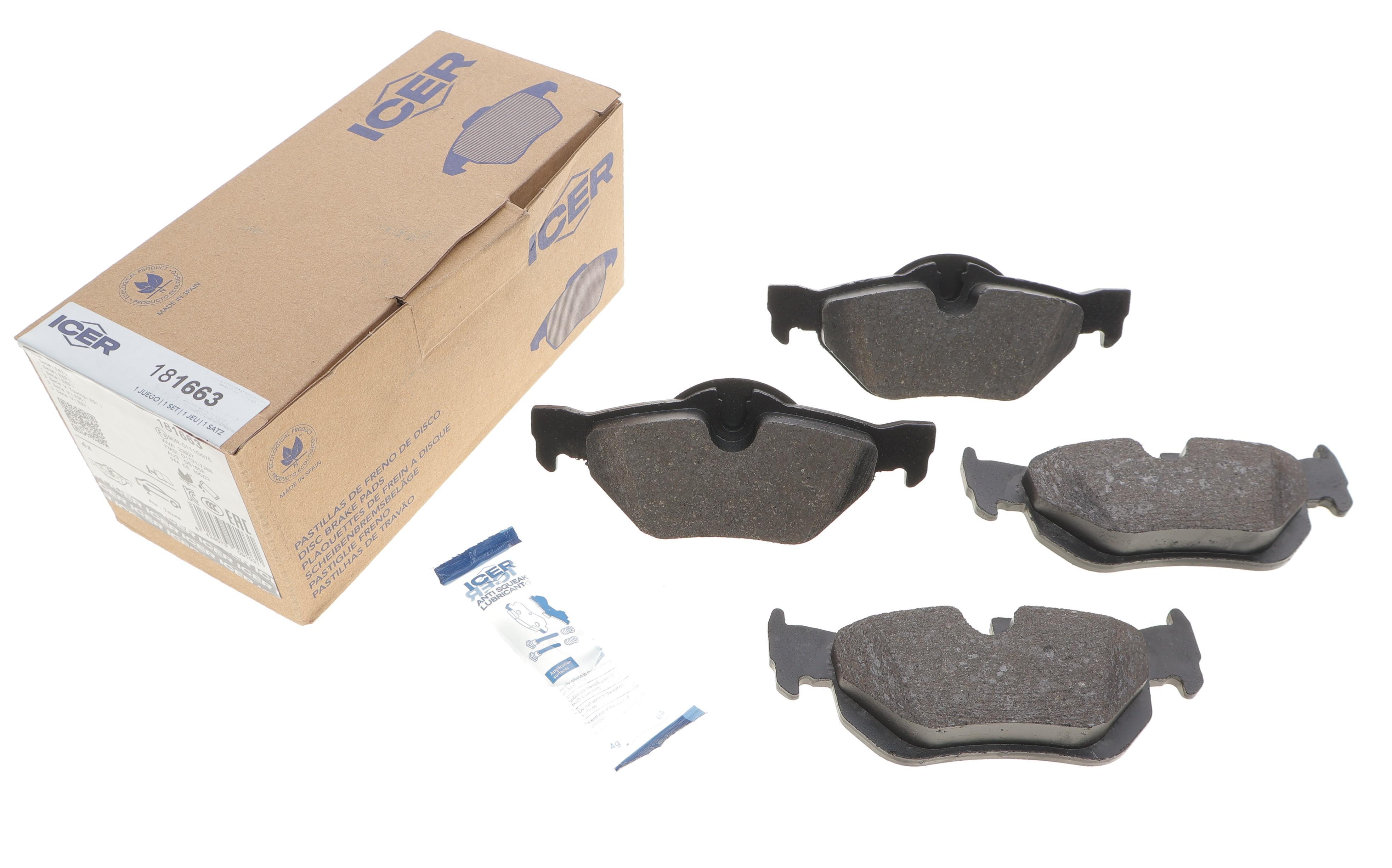 Колодки гальмівні (задні) BMW 1 (E81-82/E87-88)/3 (E90-93) 04-13/X1 (E84) 09-15