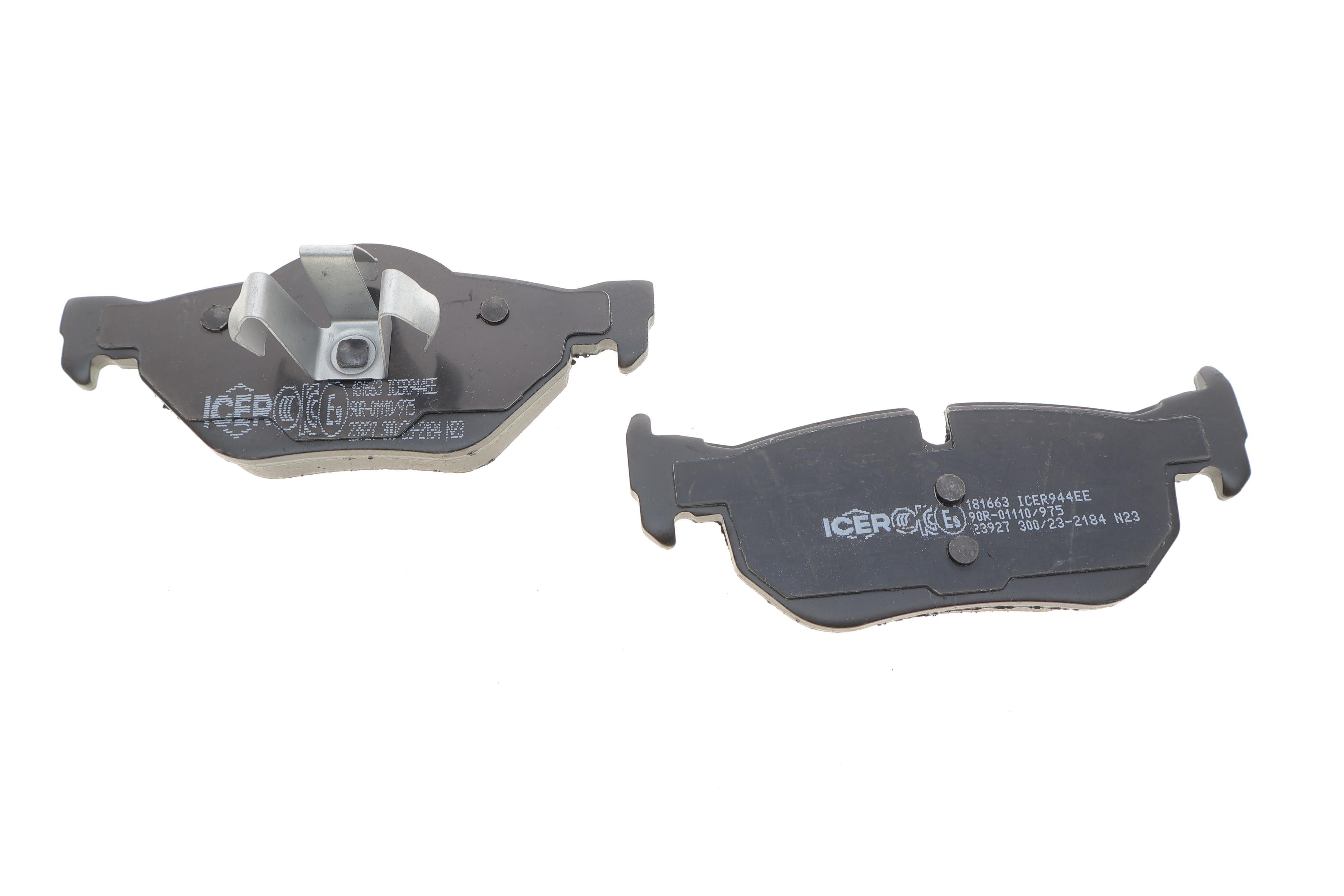 Колодки гальмівні (задні) BMW 1 (E81-82/E87-88)/3 (E90-93) 04-13/X1 (E84) 09-15