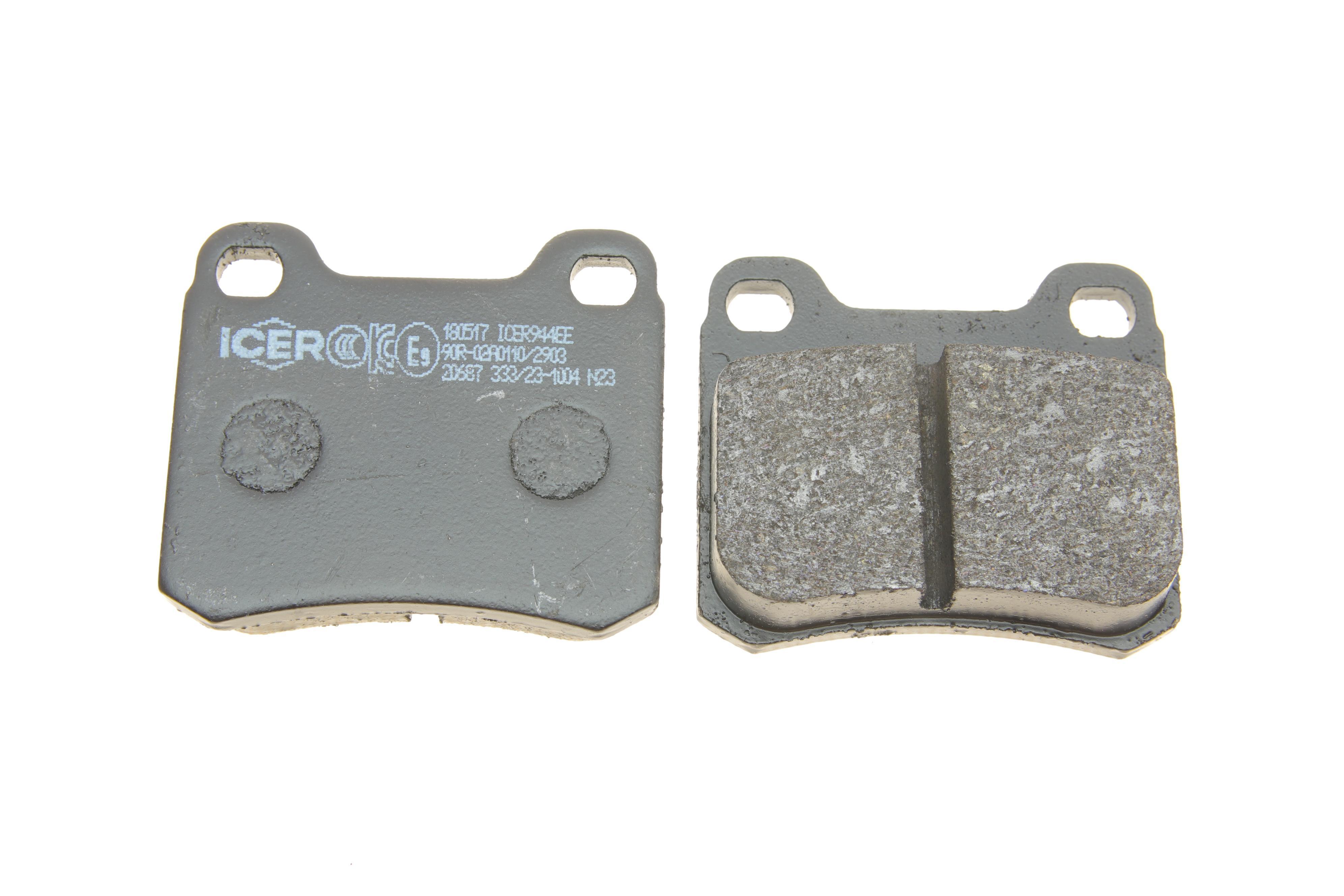 Колодки гальмівні (задні) MB C-class (W202/S202)/E-class (W124/S124/C124) 93-00/MB 100 (W201) 85-93