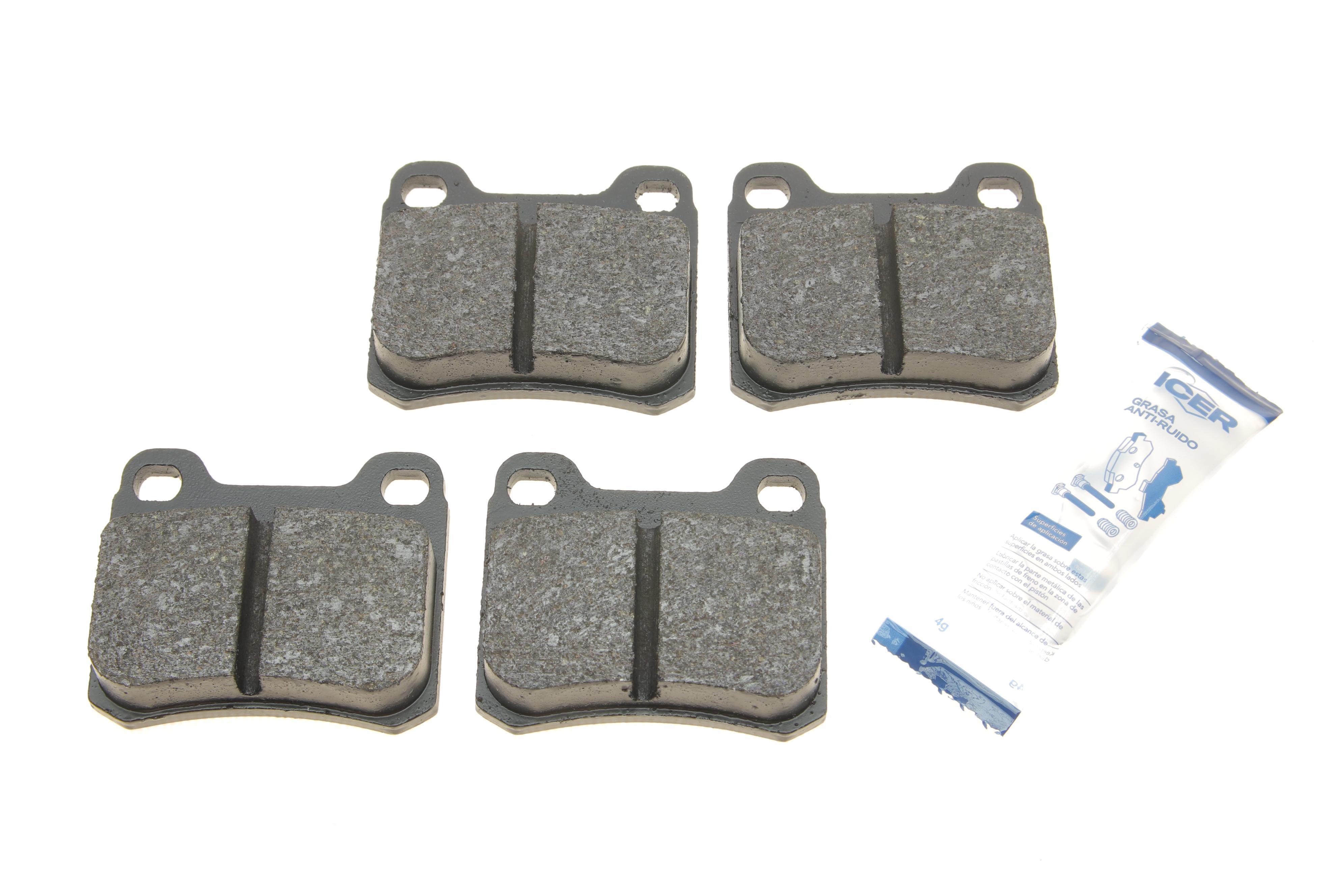 Колодки гальмівні (задні) MB C-class (W202/S202)/E-class (W124/S124/C124) 93-00/MB 100 (W201) 85-93