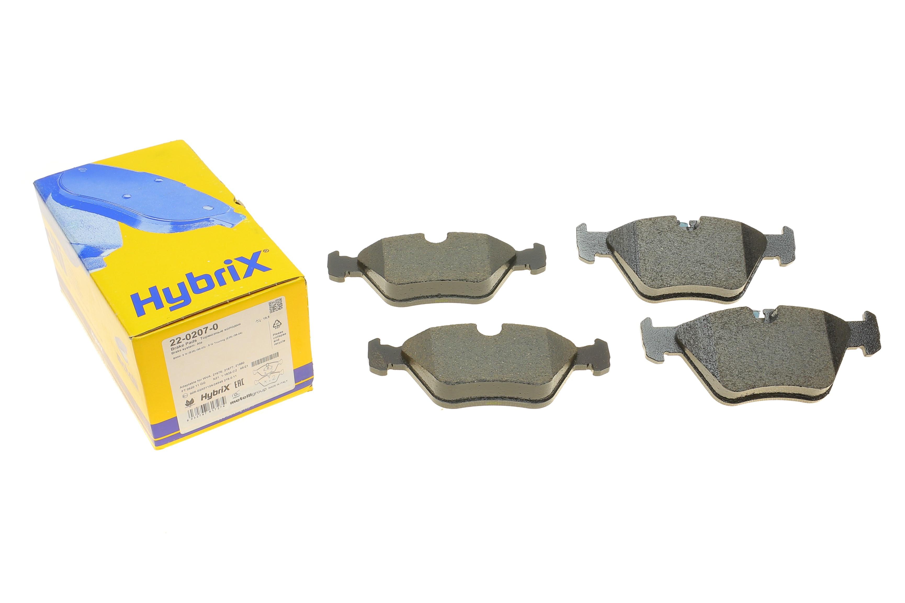 Колодки гальмівні (передні) BMW 5 (E39) 96-04/3 (E46) 00-06