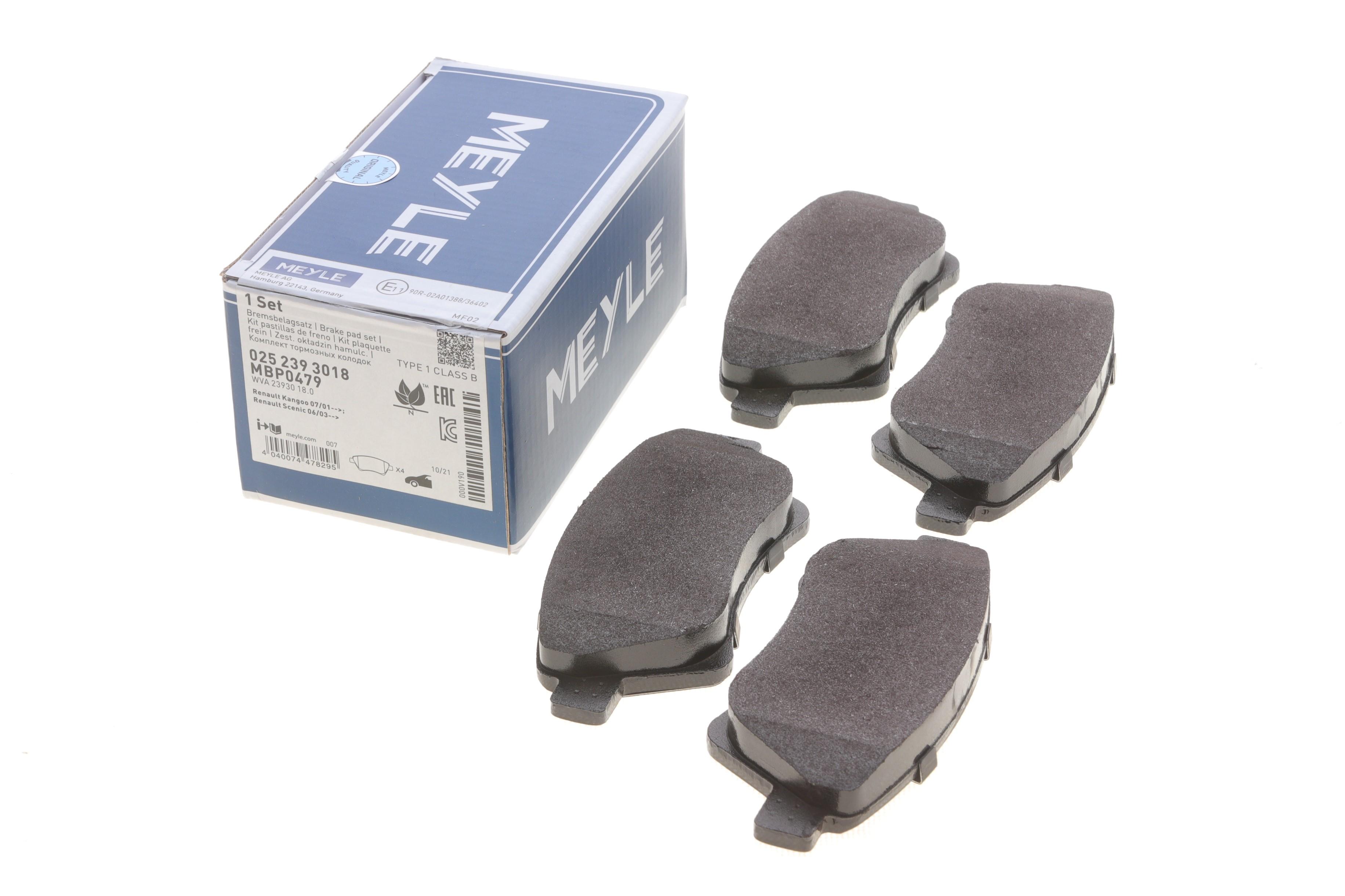 Колодки гальмівні (передні) Renault Kangoo 4x4 01-