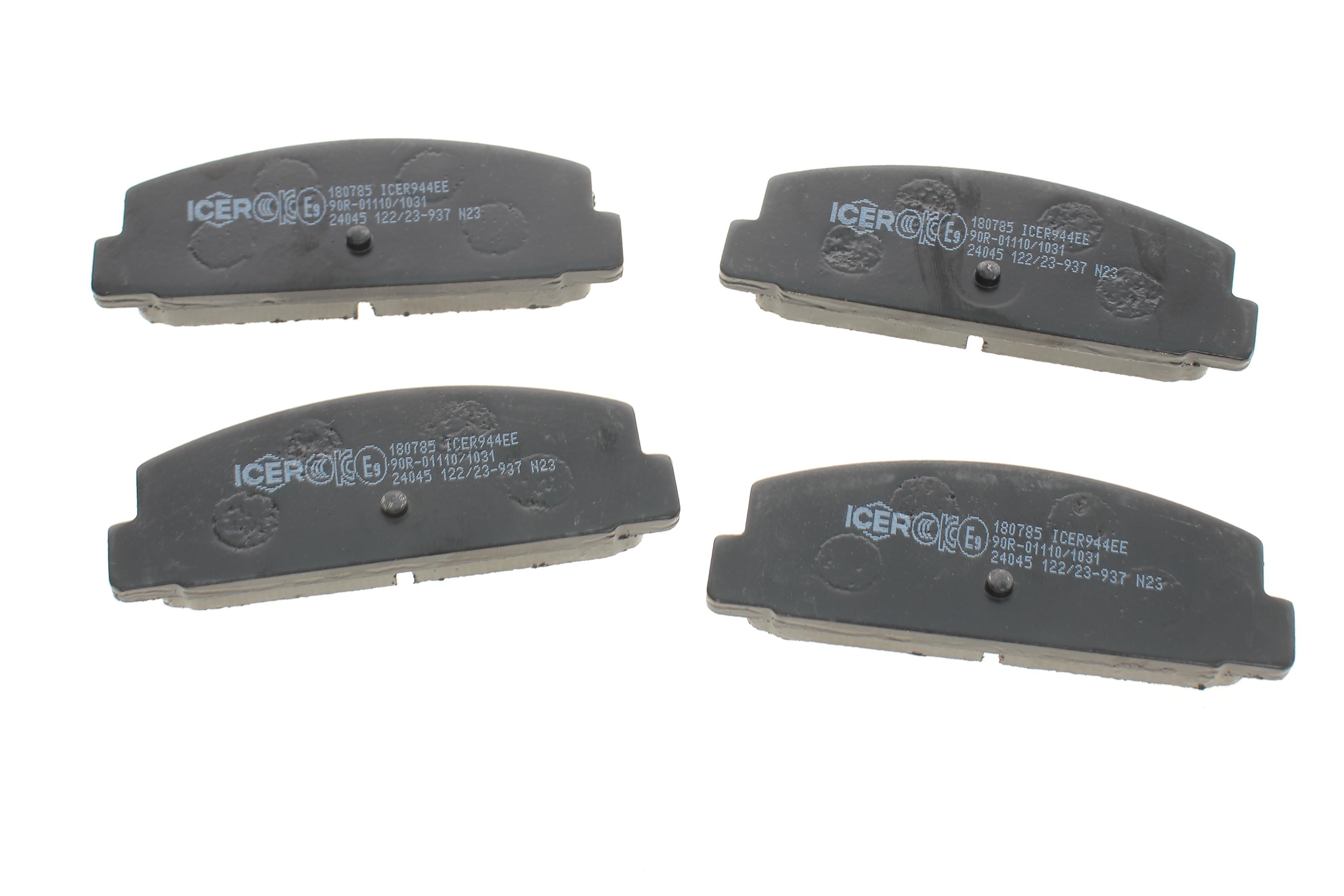 Колодки гальмівні (задні) Mazda 6 02-13/Mazda 323 91-04/626 III/V/RX-7 84-02