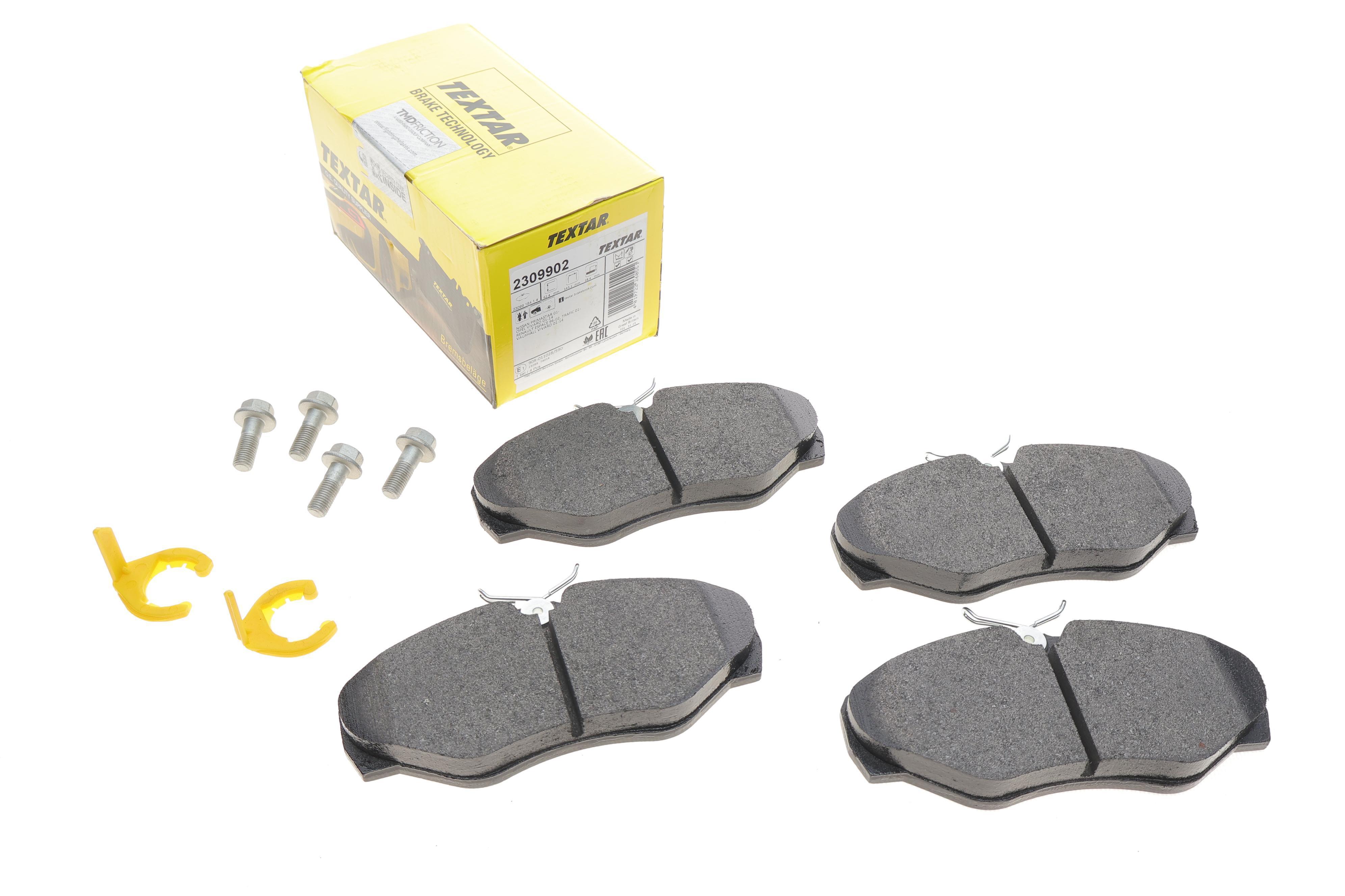 Колодки гальмівні (передні) Renault Trafic/Opel Vivaro 01- (Lucas) Q+