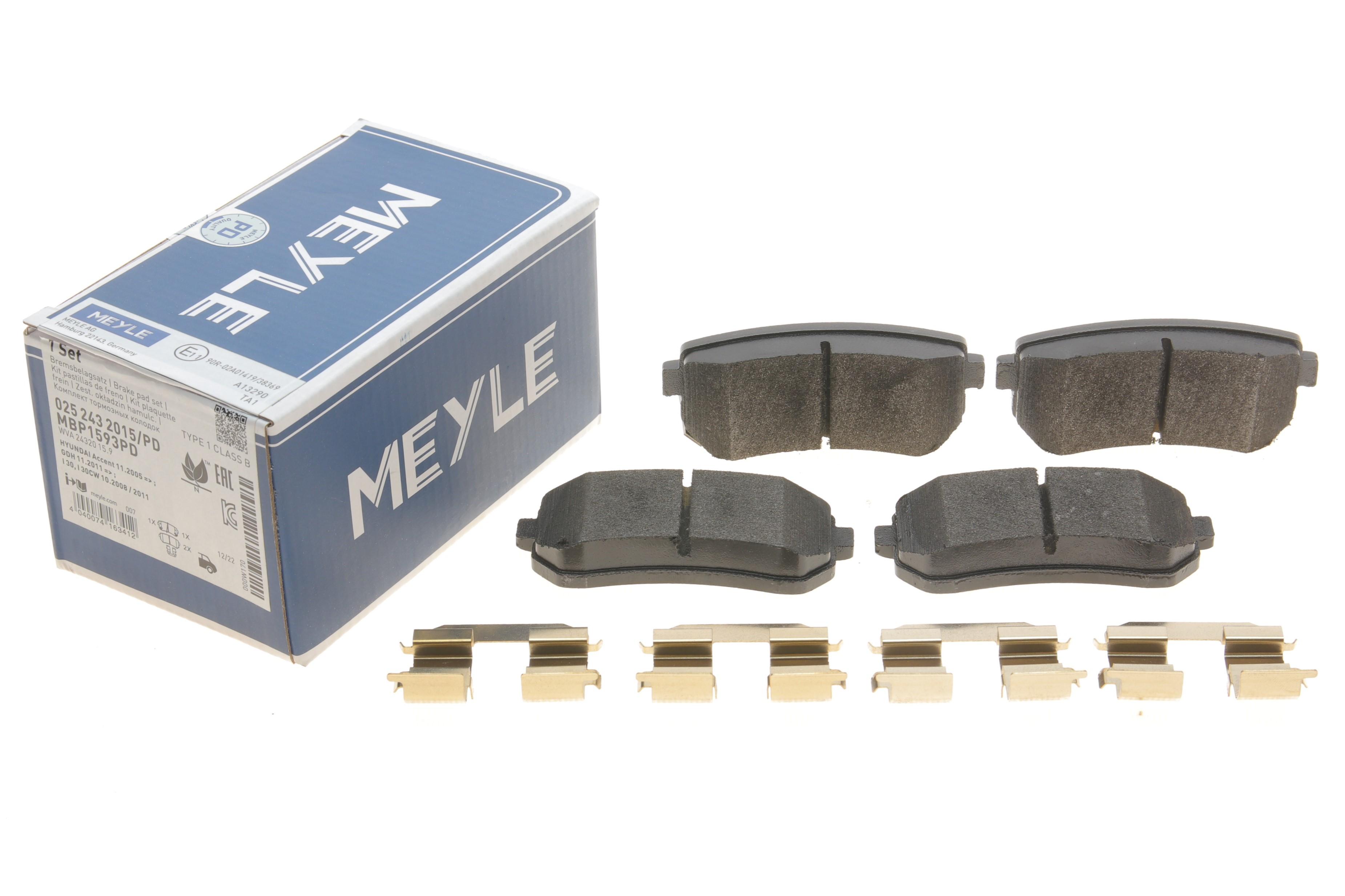 Колодки гальмівні (задні) Hyundai Accent/I20/I30/Ix35/Sonata/Kia Ceed/Rio/Sportage 1.2-3.3 05-