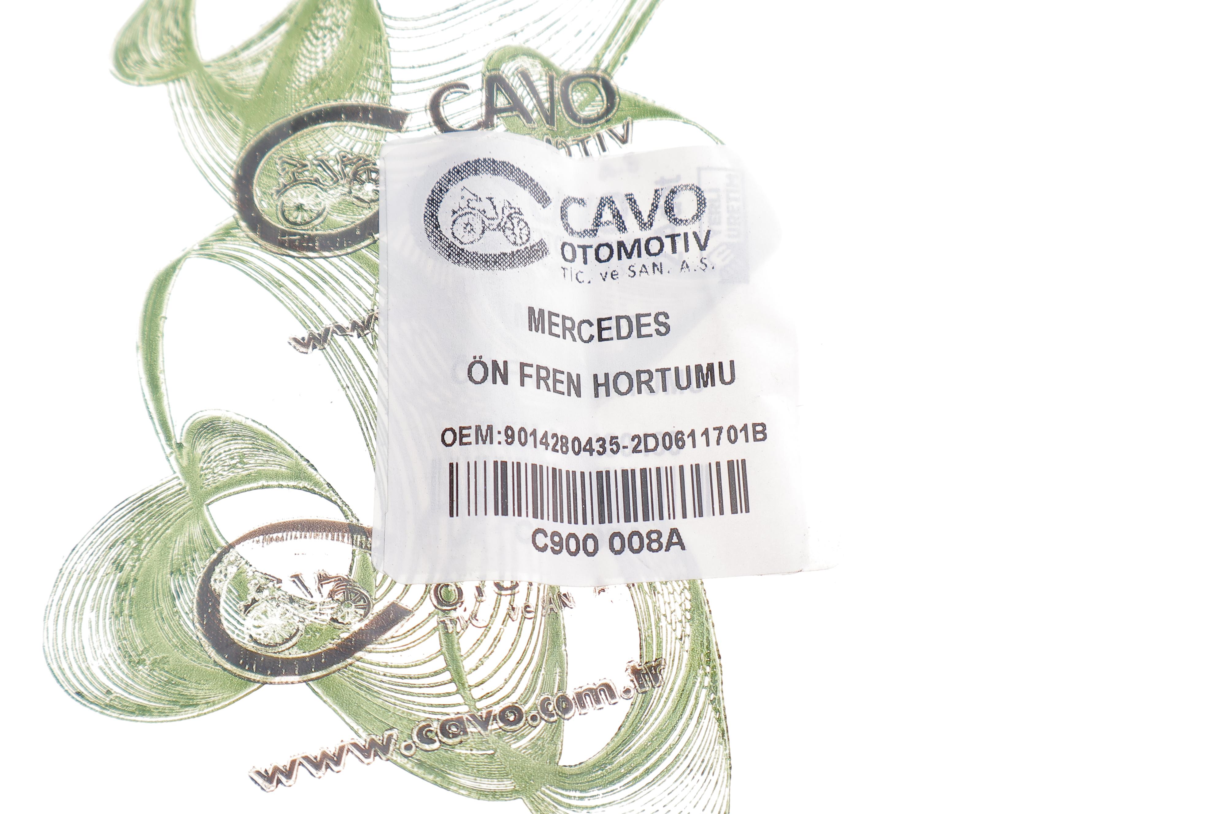 Шланг гальмівний (передній) MB Sprinter/VW LT 96-