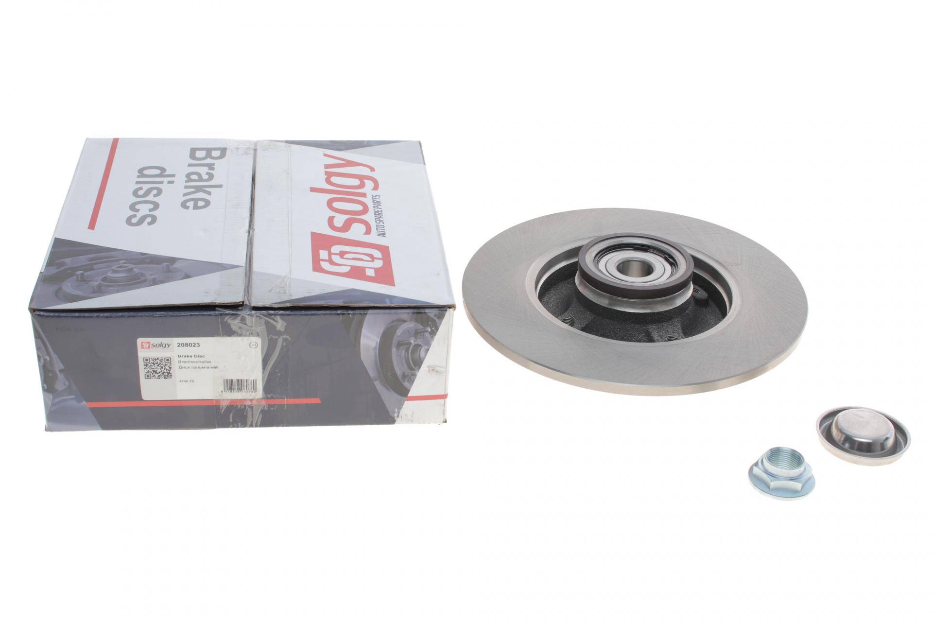 Диск гальмівний (задній) Citroen C4/Peugeot 307 05- (249x9) (+ABS) (з підшипником) (d=25)