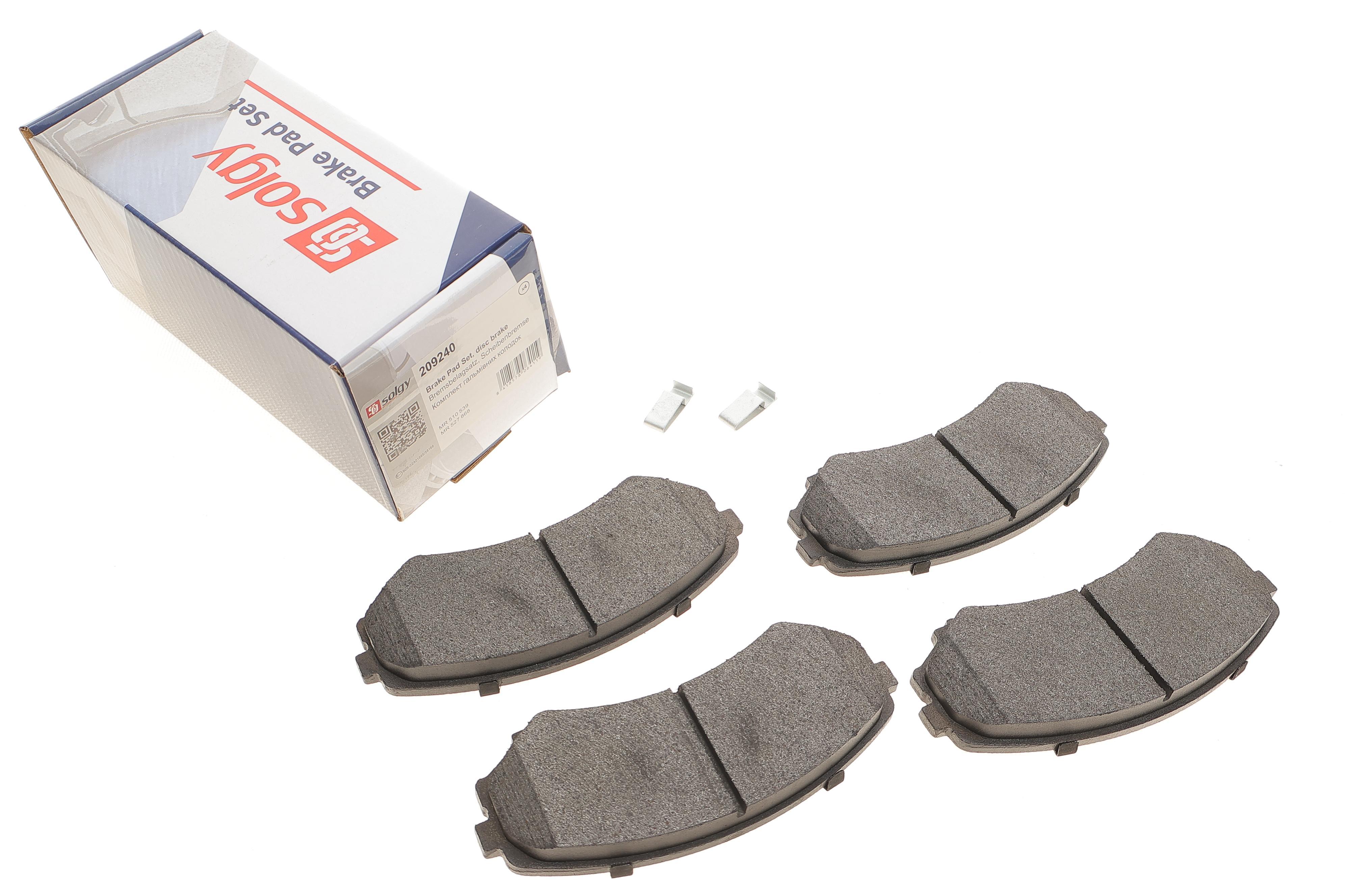 Колодки гальмівні (передні) Mitsubishi Grandis 04-11/Pajero II-IV 90-/Mazda E2000/2200 88-03