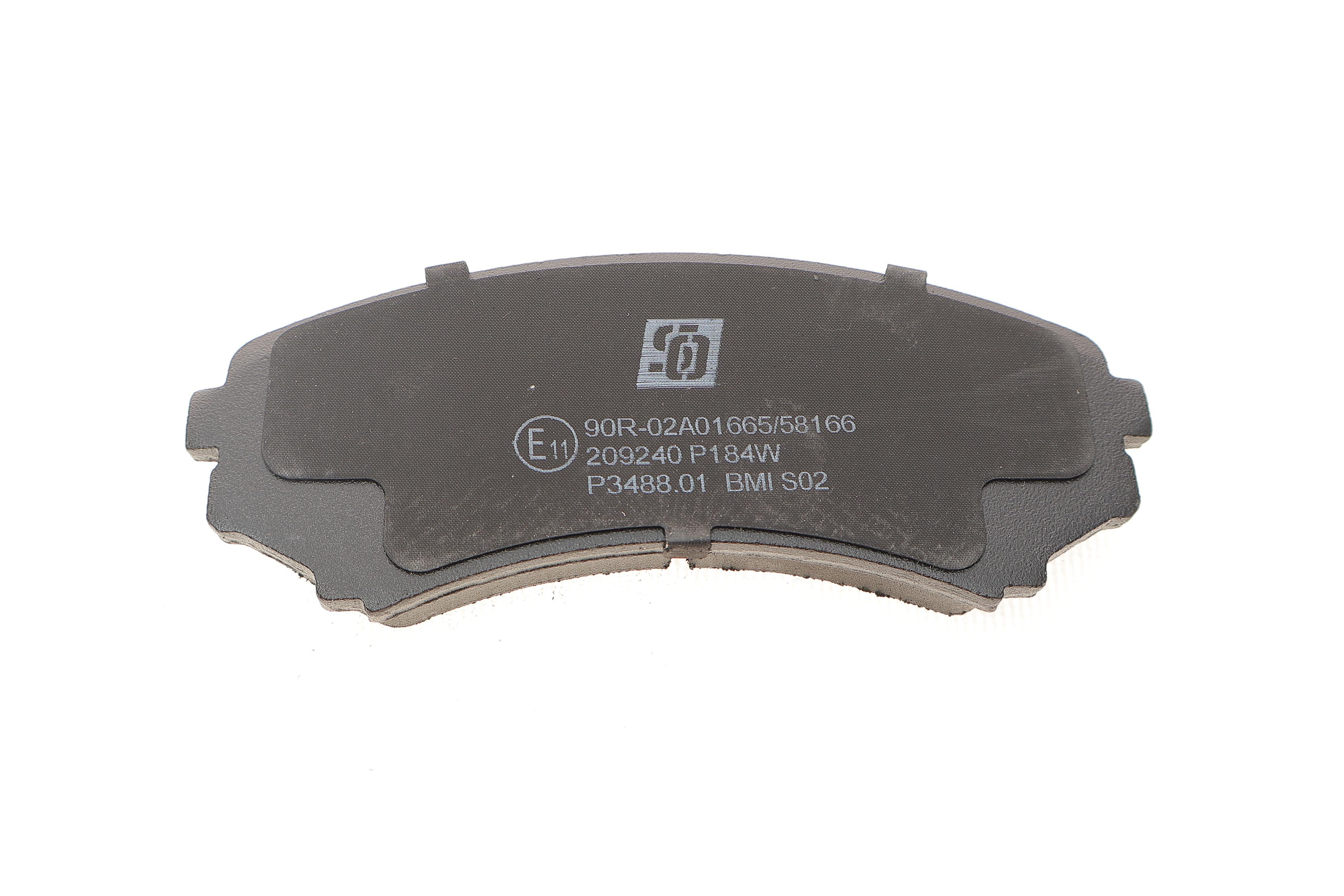 Колодки гальмівні (передні) Mitsubishi Grandis 04-11/Pajero II-IV 90-/Mazda E2000/2200 88-03