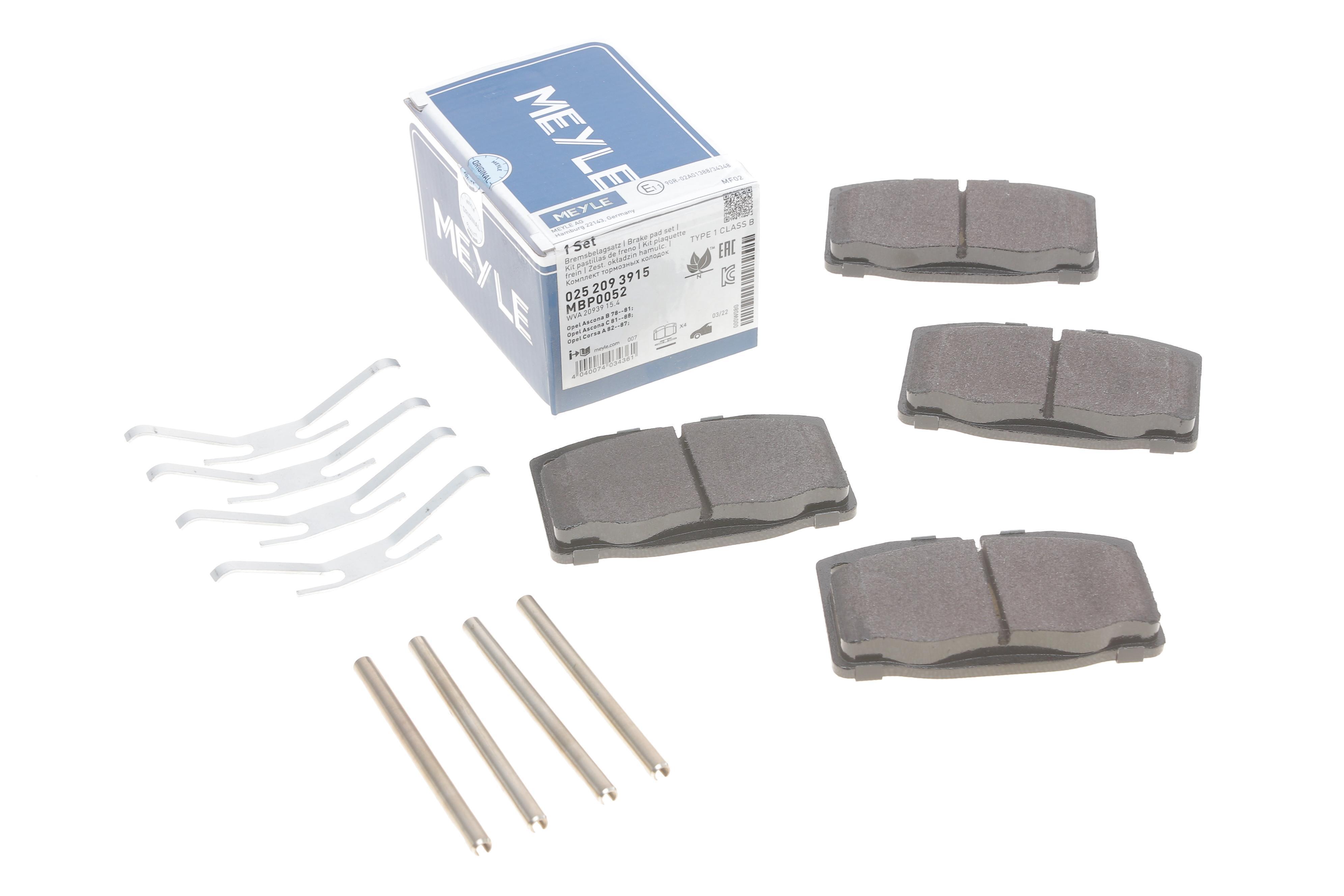 Колодки гальмівні (передні) Opel Ascona/Vectra/Kadett/Omega/Corsa 75-03