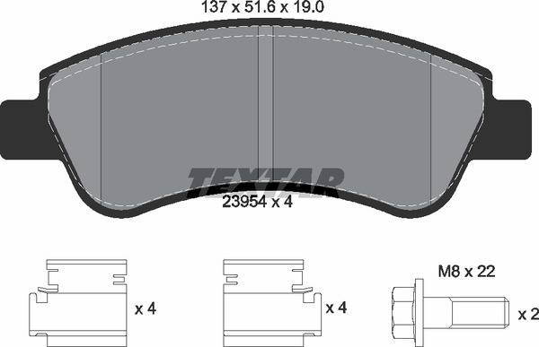 Колодки гальмівні (передні) Citroen Berlingo 03- (Bosch) Q+