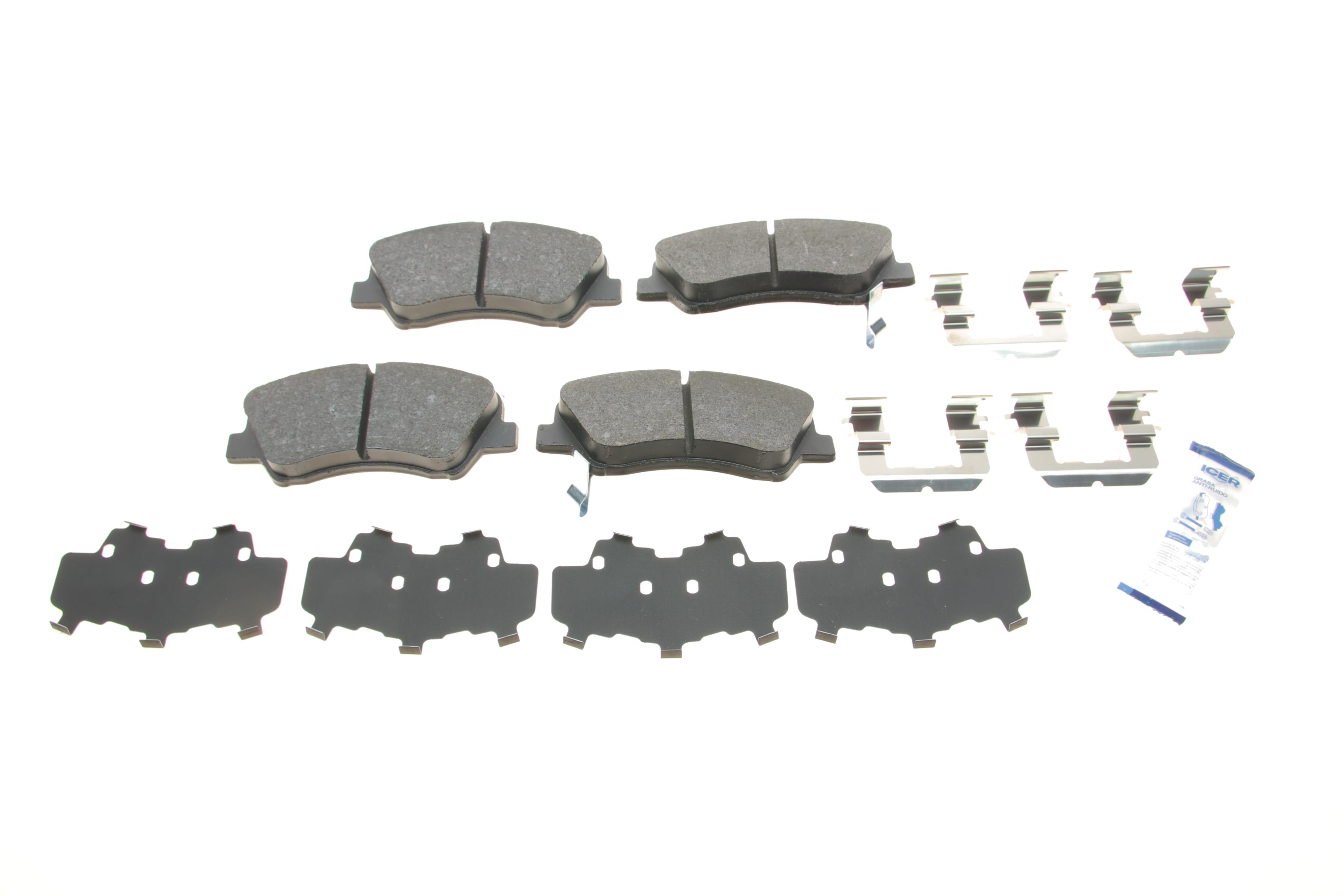 Колодки гальмівні (передні) Hyundai Accent IV 10-/ i20 14-/Solaris 17-/Kia Rio III 11-